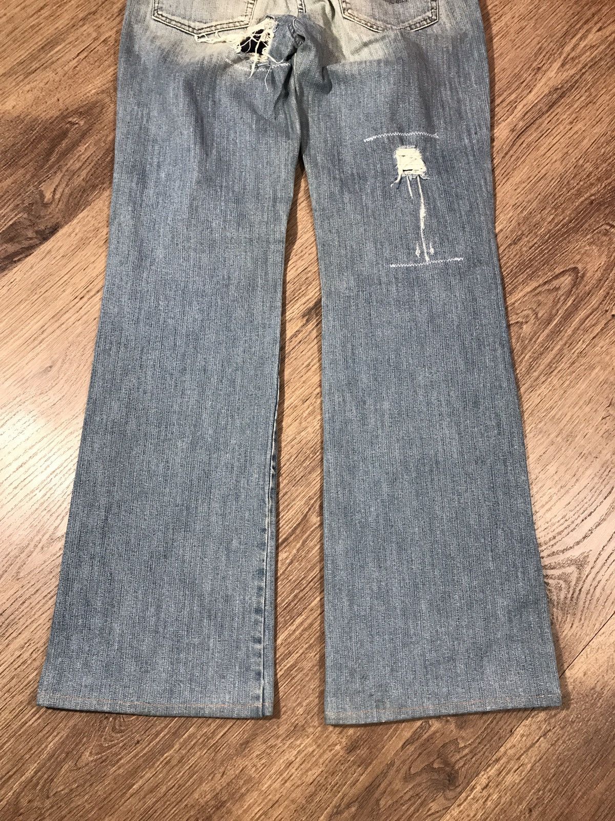 Iceberg × Vintage Iceberg Vintage Flared Denim Pants Jeans Size 31" - 18 Thumbnail