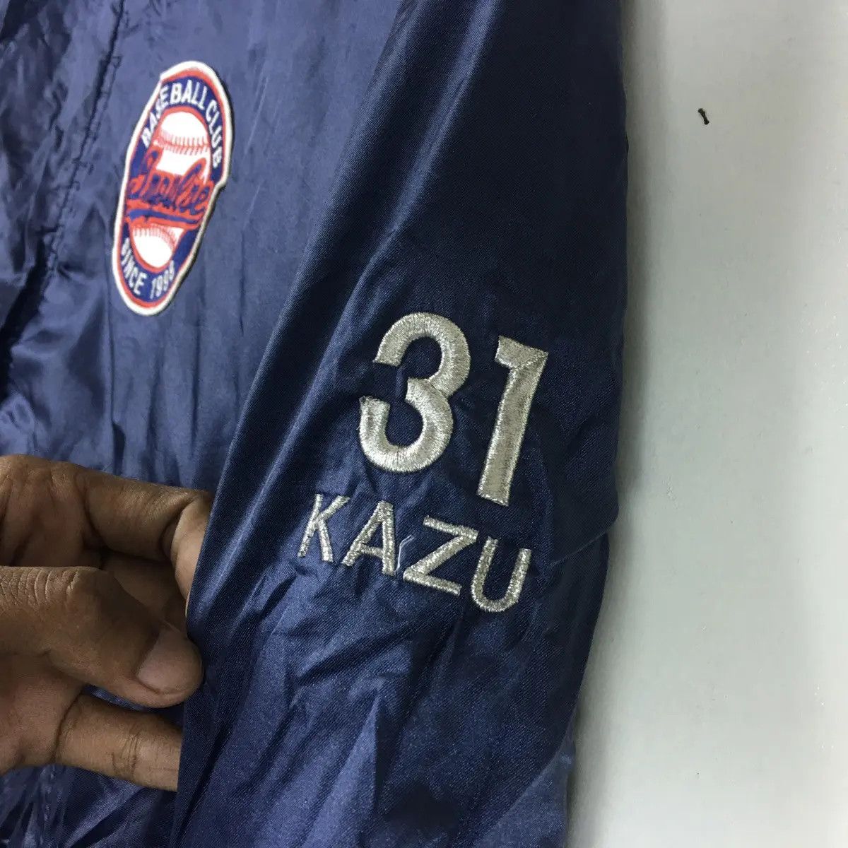 MLB Vtg IMPULSE BASEBALL CLUB Varsity Jacket Parka Hoodie Size US L / EU 52-54 / 3 - 3 Thumbnail
