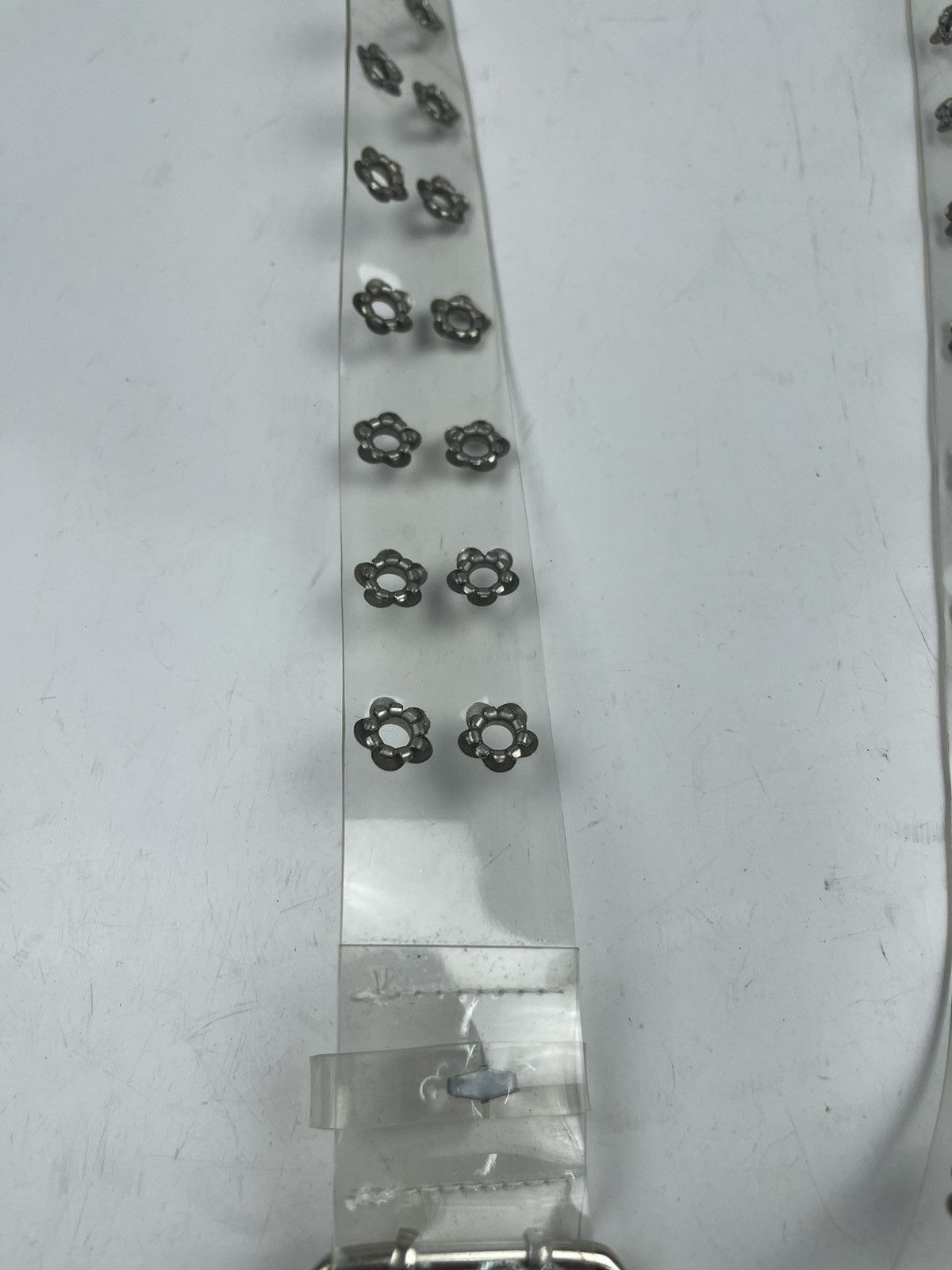 Japanese Brand transparent studded belt tc25 Size 36 - 6 Thumbnail