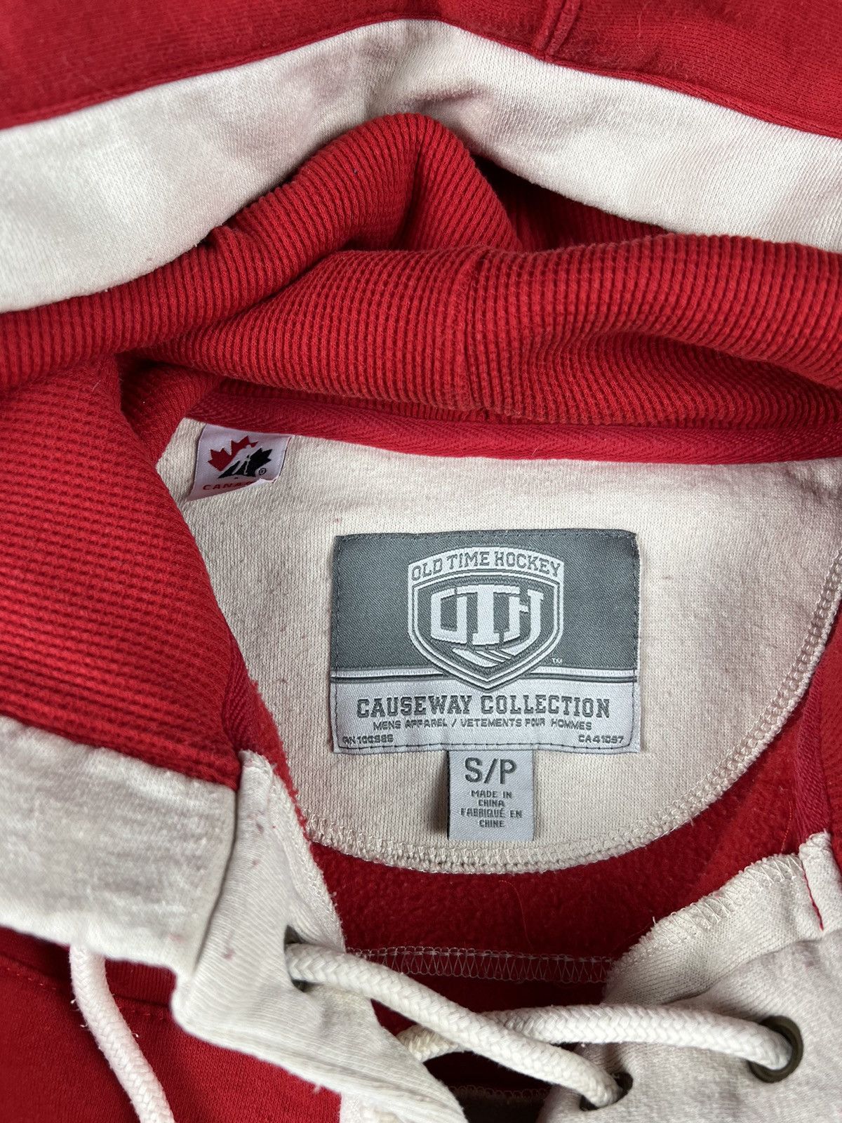 Vintage Old Time Hockey Canada NHL Fleece Hoodie Size US S / EU 44-46 / 1 - 8 Thumbnail