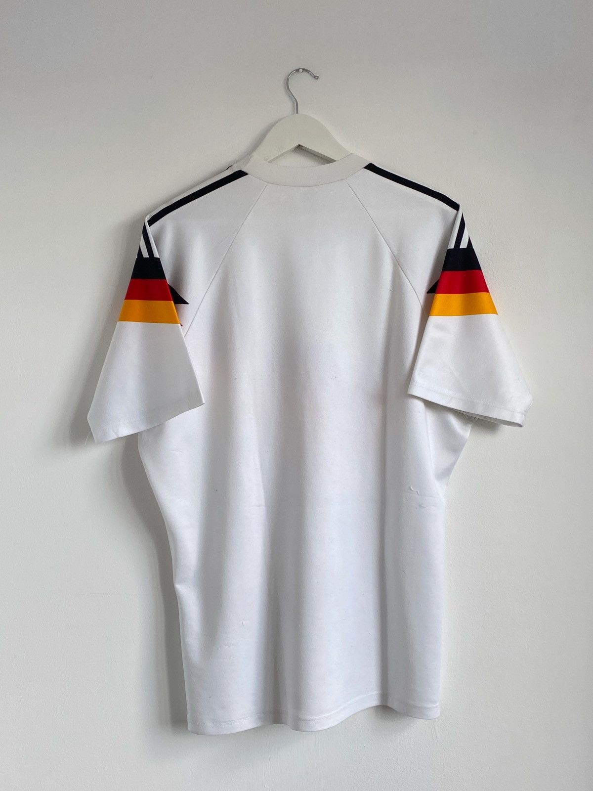 Adidas Vintage 1980s Adidas Germany Football Shirt Soccer Jersey Size US M / EU 48-50 / 2 - 2 Thumbnail