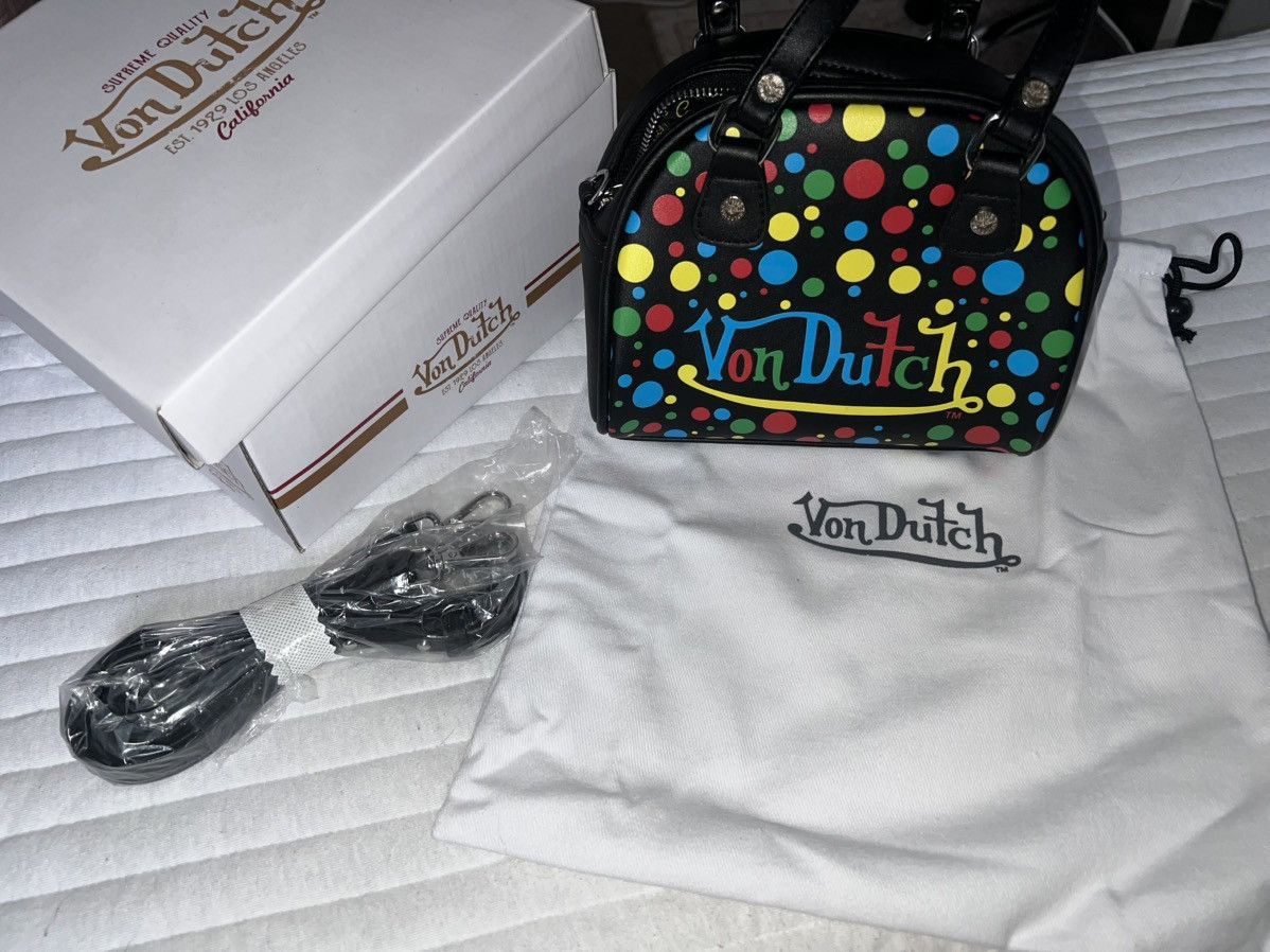 Von Dutch Black polkadots, Von Dutch handle purse Size ONE SIZE - 1 Thumbnail