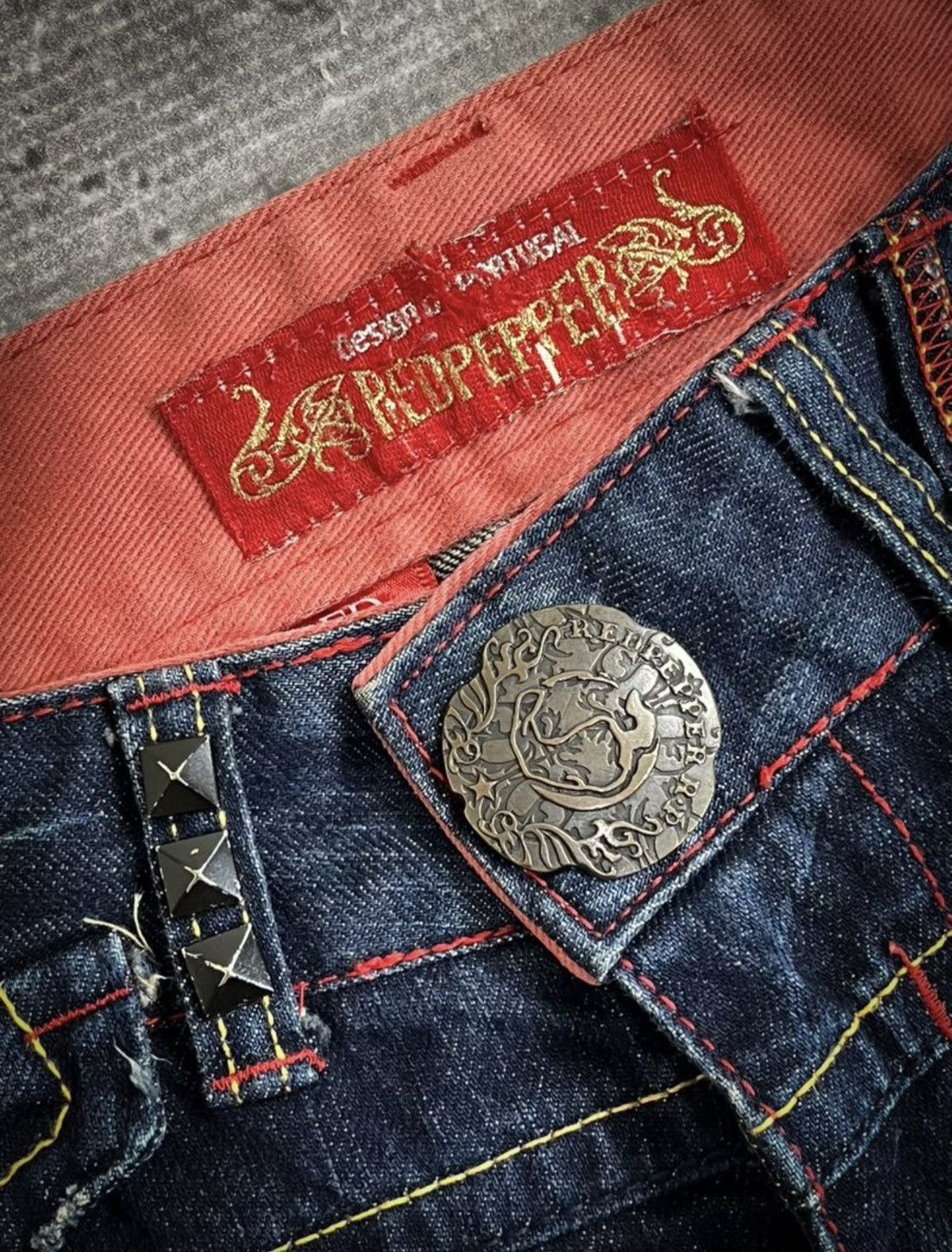 RedPepper Red Label Studded Flared Jeans