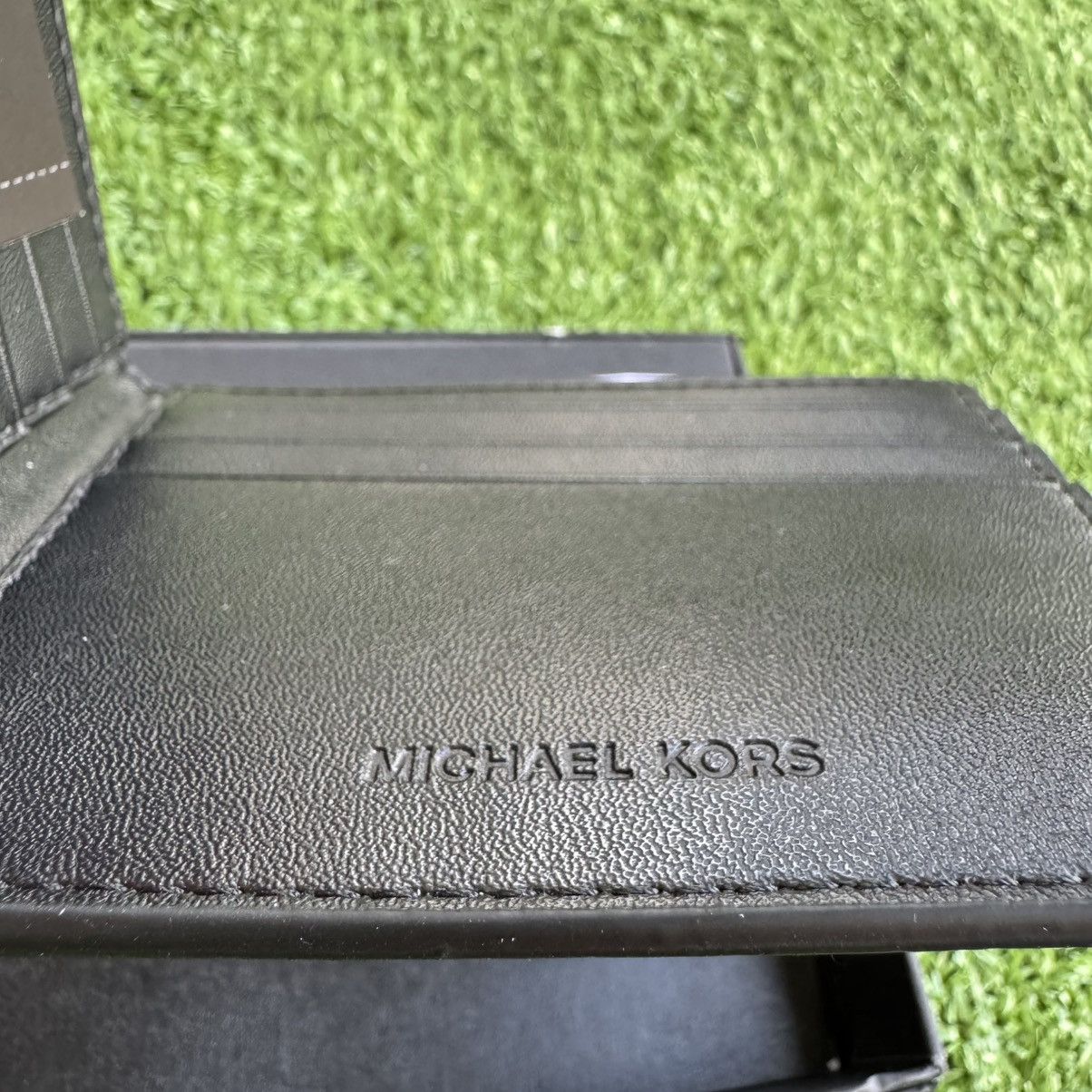 Michael Kors × Vintage Michael Kors Black Jet Set Leather Bi-Fold (Billfold) Wallet Size ONE SIZE - 3 Thumbnail