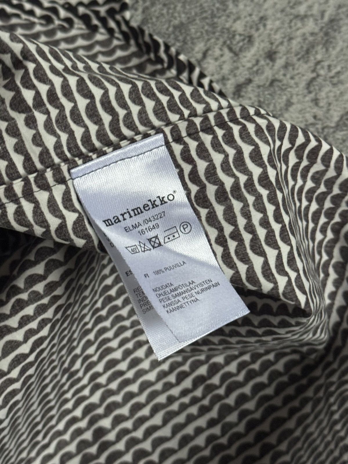 Marimekko Marimekko 42size black & white striped dress 👗 long sleeve Size M / US 6-8 / IT 42-44 - 6 Thumbnail