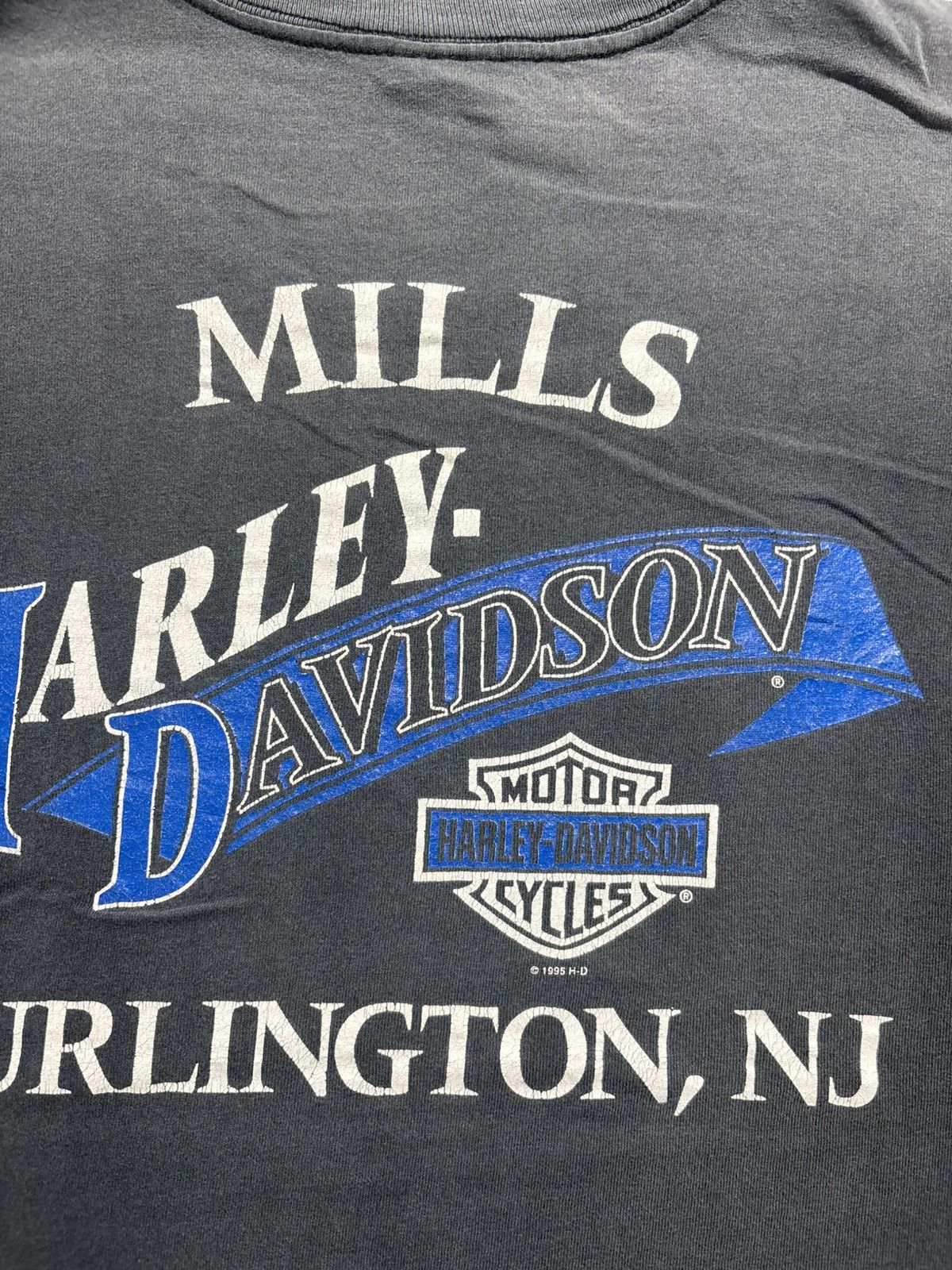 Harley Davidson Vintage 90’s Harley Davidson Tshirt Size US XL / EU 56 / 4 - 4 Thumbnail