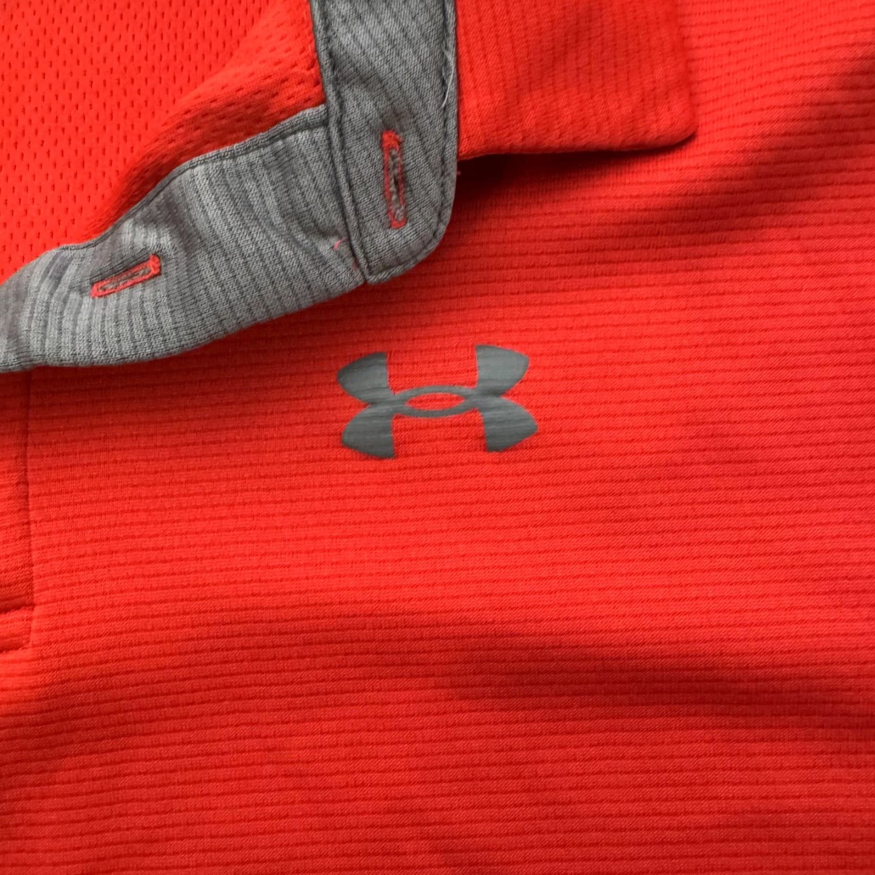 Under Armour Under Armour Polo Shirt Mens L Red 100% Polyester Athletic Golf Performance Lightweight Breathable Moisture Wicking Tagless Short Sleeve Vintage: No Size US L / EU 52-54 / 3 - 3 Thumbnail