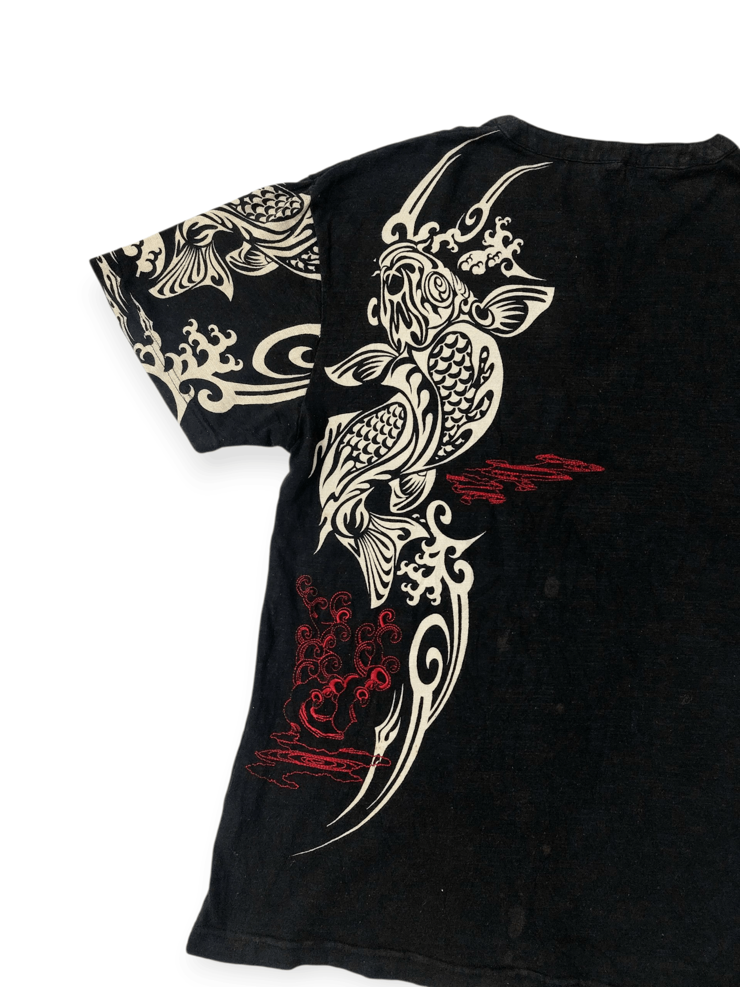 Vintage Japanese Culture 'Koi Fish' Karakuri Tamashi Style Size US L / EU 52-54 / 3 - 10 Thumbnail