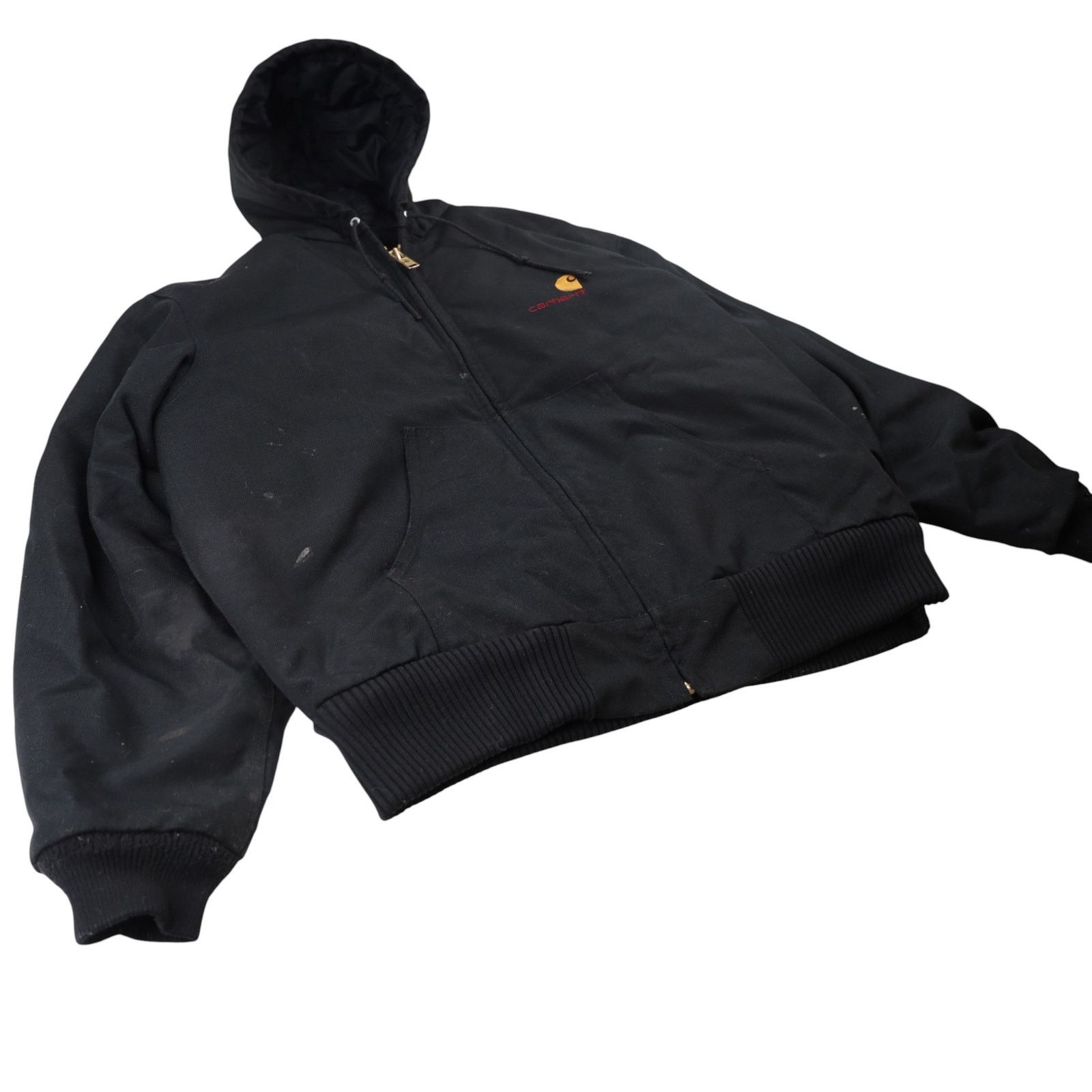 Carhartt × Vintage Vintage Carhartt Spellout Canvas Quilted Work Jacket Size US L / EU 52-54 / 3 - 4 Thumbnail