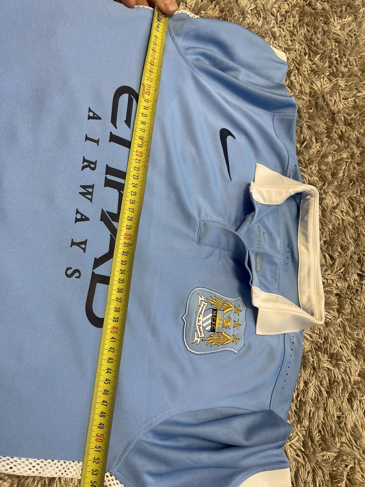 Nike Nike Manchester City Home 2015 2016 Jersey football shirt Size US L / EU 52-54 / 3 - 13 Thumbnail