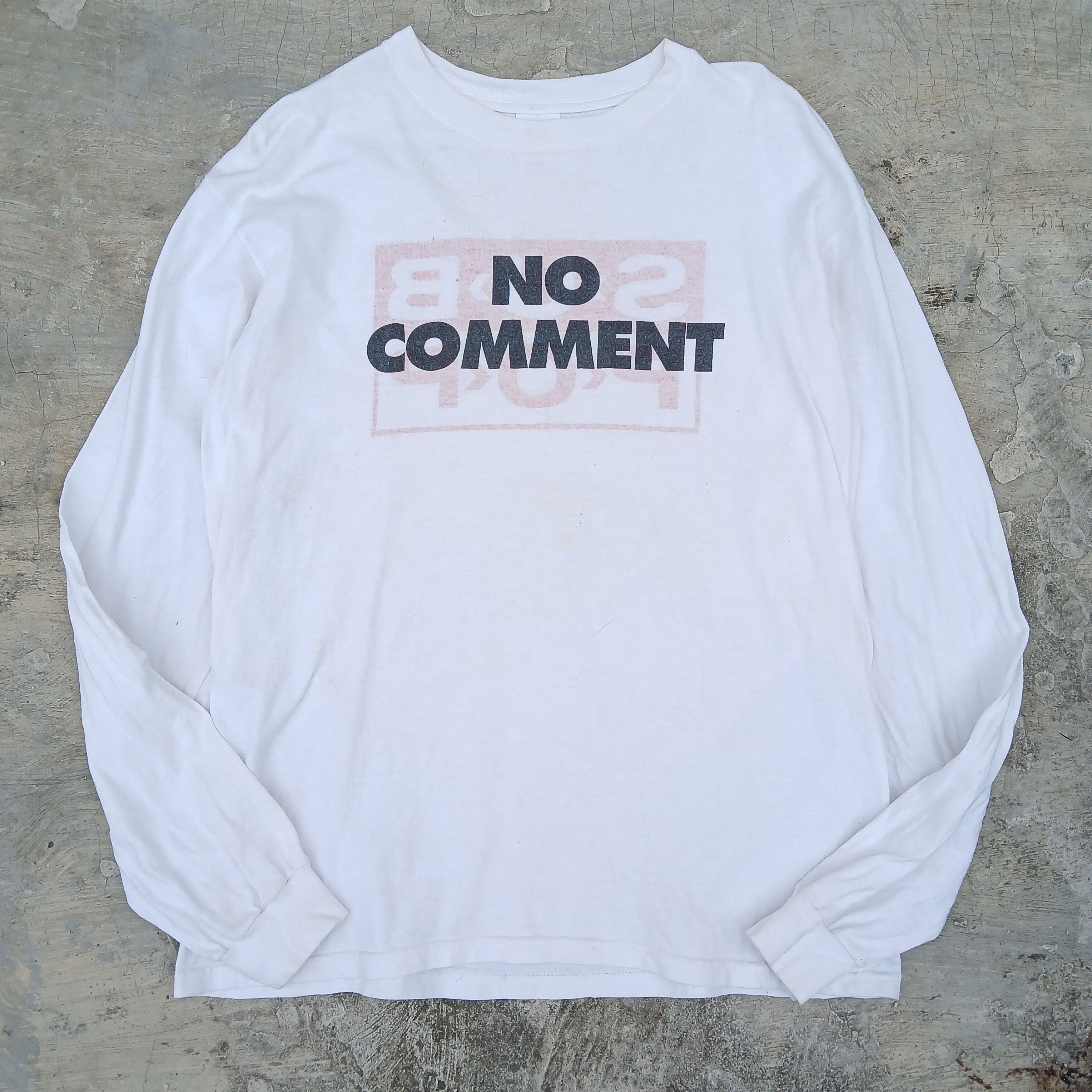 Band Tees 🔥Rare🔥 vintage Sub pop no comment label long slave Size US L / EU 52-54 / 3 - 2 Thumbnail