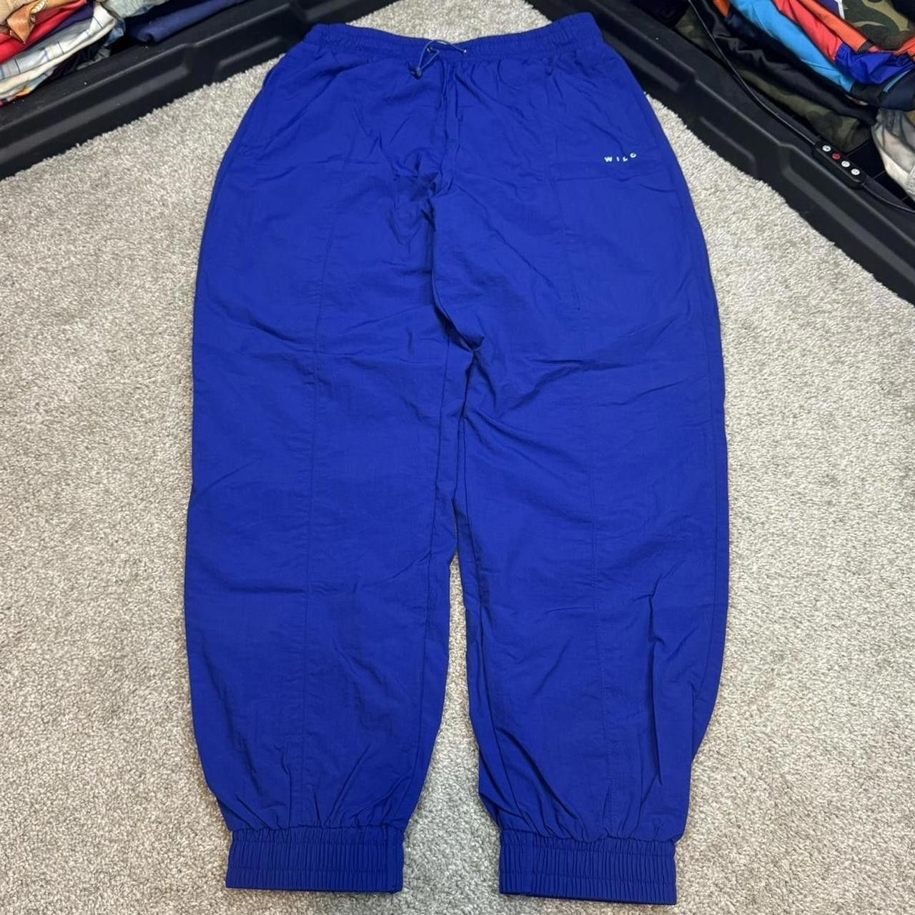 Japanese Brand × Vintage VTG Y2K Nylon Parachute Pants Track Pants Size US 32 / EU 48 - 1 Thumbnail