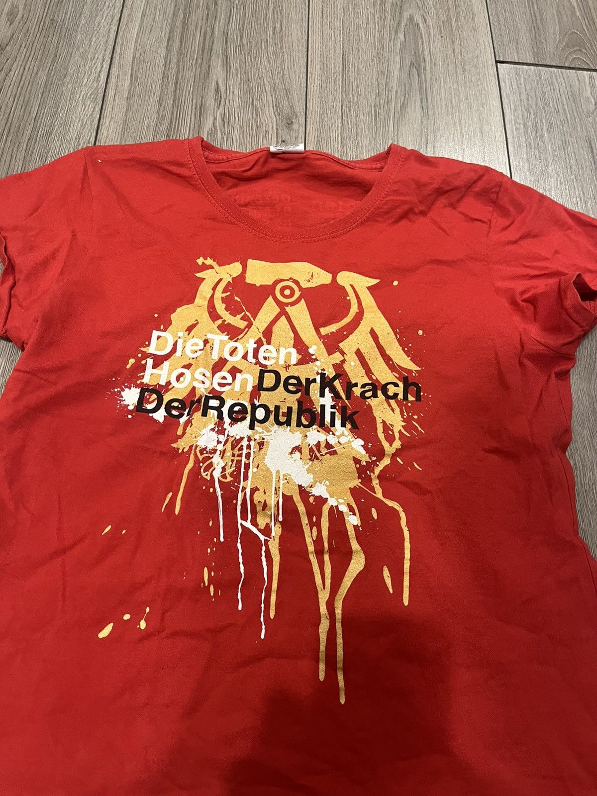 Fruit Of The Loom × Vintage Die Toten Hisen Fan T-Shirt Size XL / US 12-14 / IT 48-50 - 2 Thumbnail