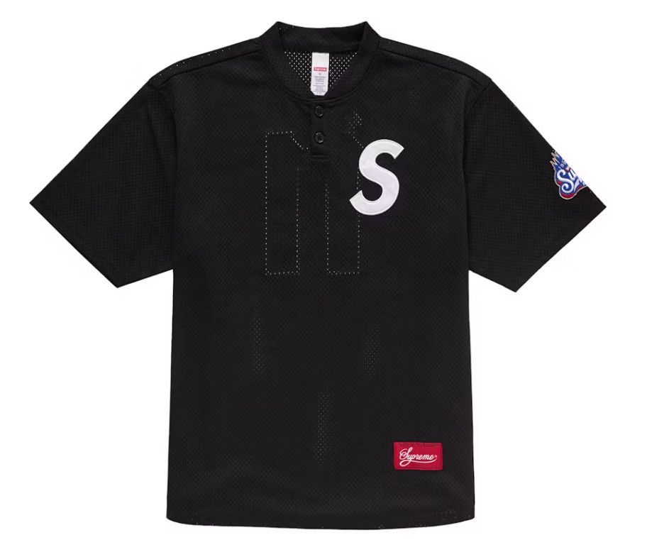 Supreme Supreme Baseball jersey fw13 Arc Logo | Grailed