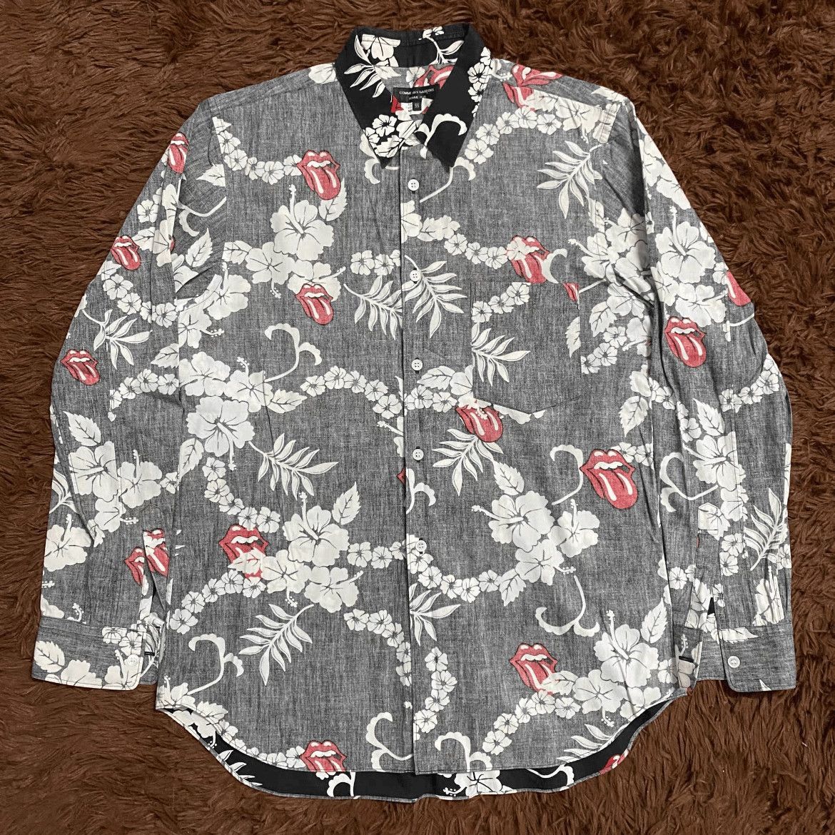 The Rolling Stones Sz ss Comme Des Garcons Homme Plus Rolling Stone Shirt-2508 Size US S / EU 44-46 / 1 - 1 Thumbnail