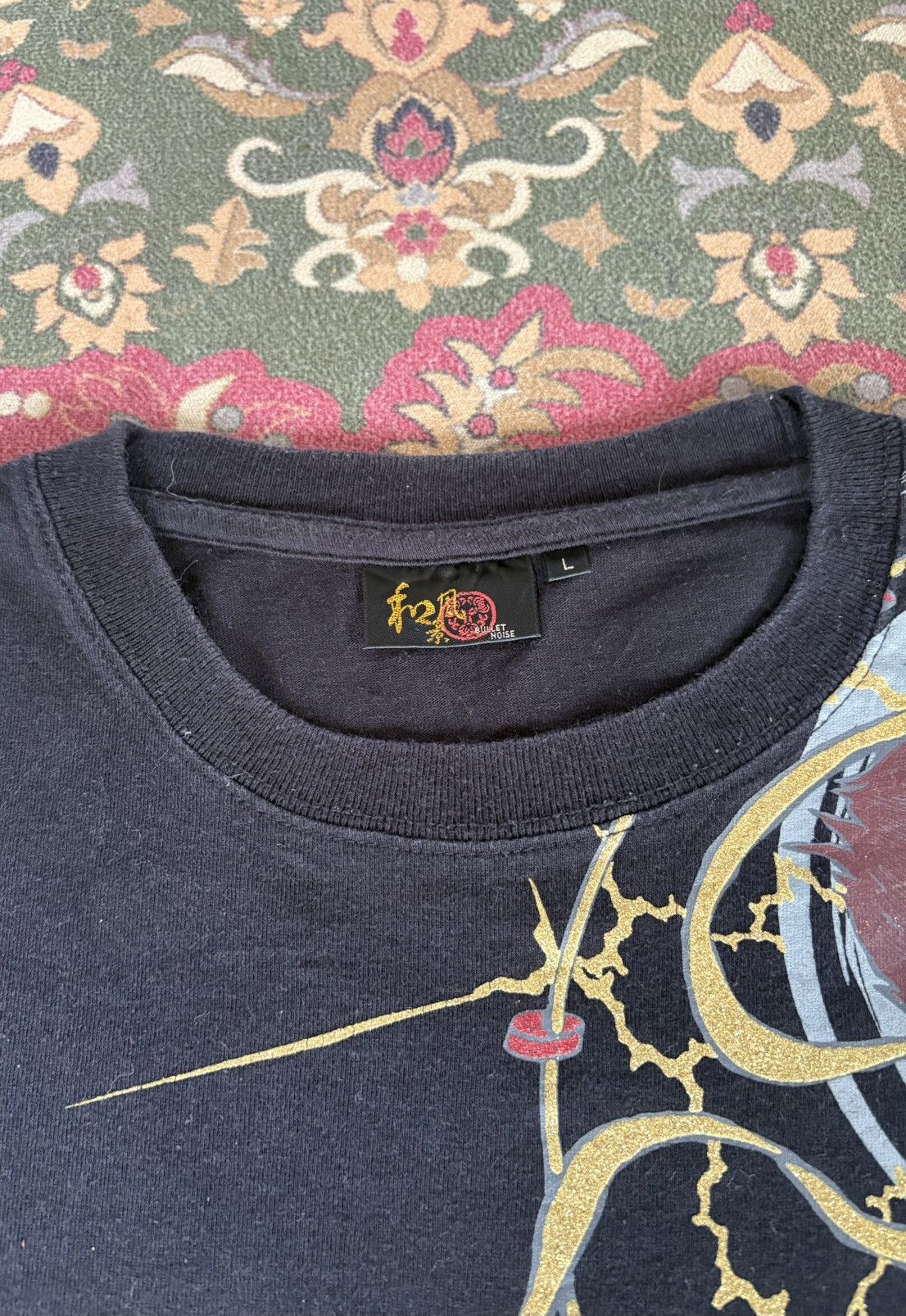 Japanese Brand Japanese Brand BULLET NOISE Sukajan Long Sleeve Tee Size US M / EU 48-50 / 2 - 4 Thumbnail