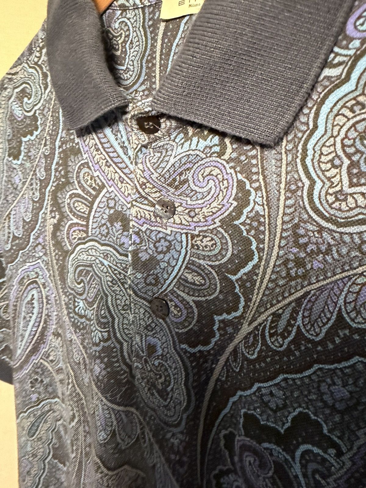 Etro Etro Paisley Polo Shirt – Size S - Style 03-5766-0780 Size US S / EU 44-46 / 1 - 9 Thumbnail