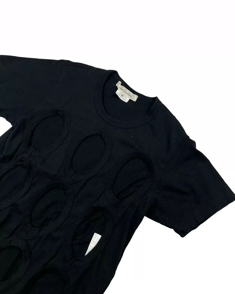 Comme des Garcons Comme Des Garcons Cutout black short sleeves Size XS / US 0-2 / IT 36-38 - 4 Thumbnail