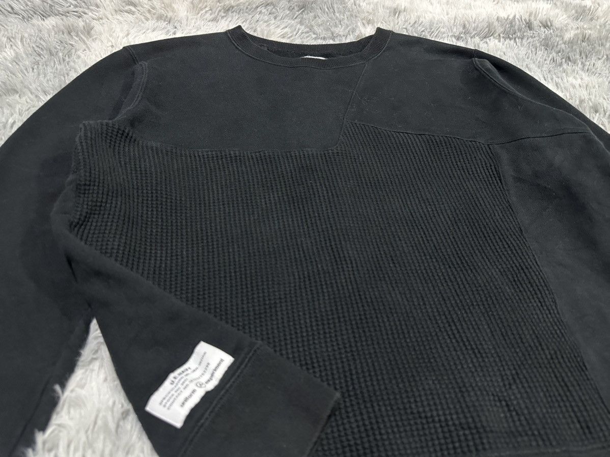 uniform experiment 🔥Aw21 Uniform Experiment Asymmetric Waffle Hybrid Sweater Size US M / EU 48-50 / 2 - 2 Thumbnail