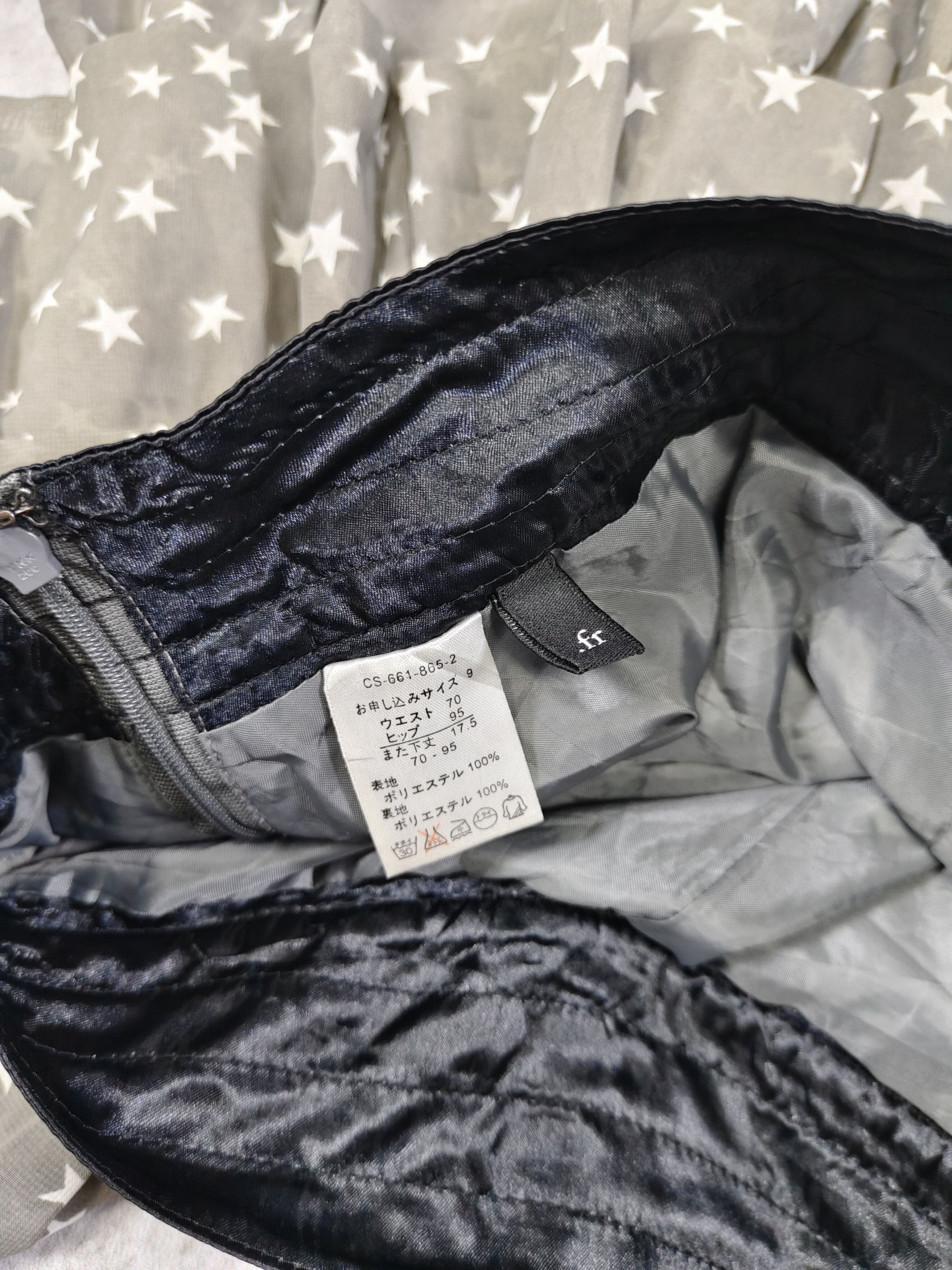 Japanese Brand Fr Japan- Feminine Coquette Star Print Tiered Ruffle Skort Size 30" / US 8 / IT 44 - 7 Thumbnail