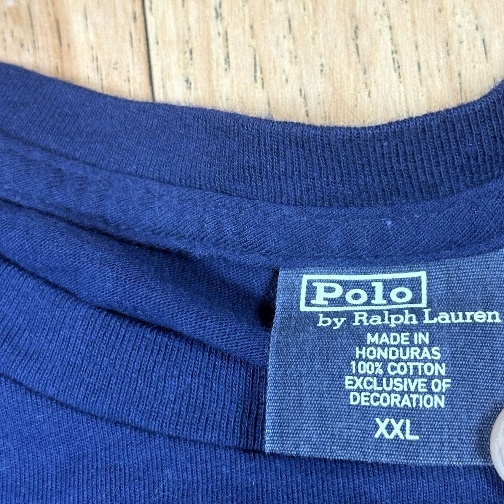 Ralph Lauren Vintage Ralph Lauren Polo Shirt Mens 2XL #5 Embroidered Cruiser Anchor Flag Size US XXL / EU 58 / 5 - 5 Thumbnail