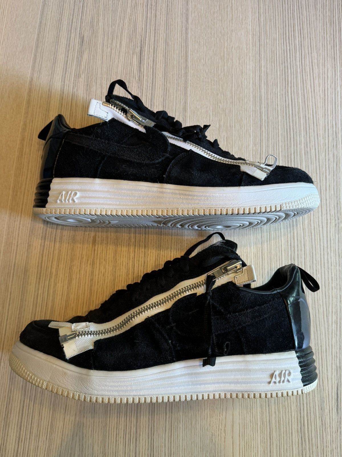 Acronym × Nike Nike Lunar Force 1 Low Acronym Black White | Grailed