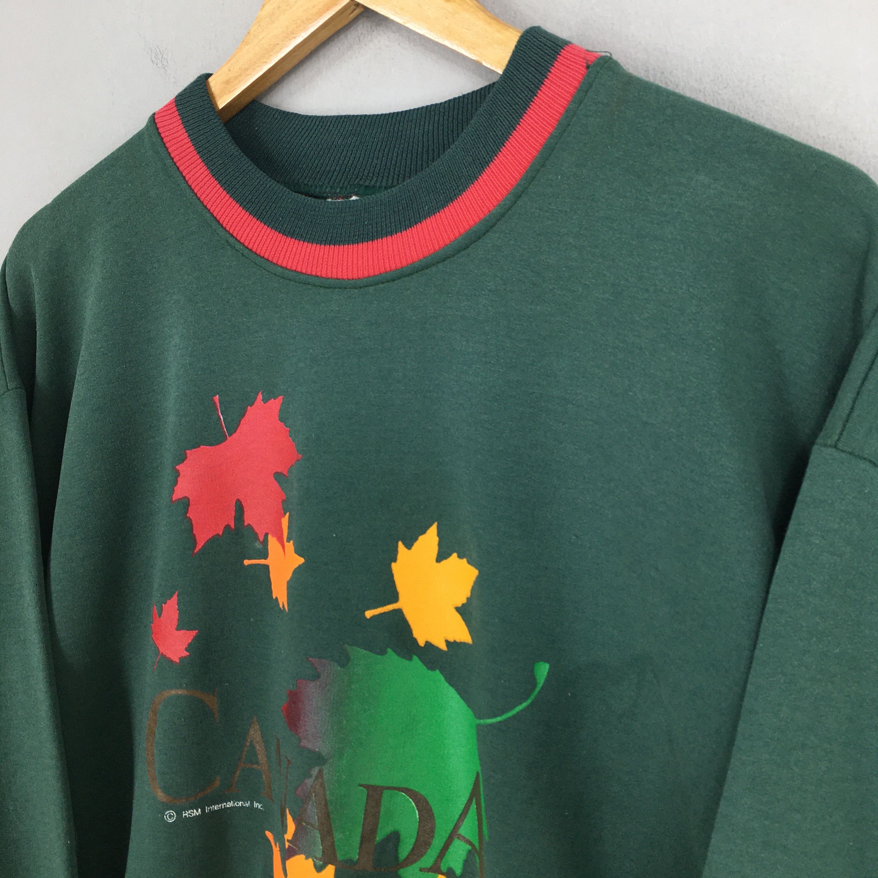 Vintage Vintage Toronto Canada Green Sweatshirt Medium Size US M / EU 48-50 / 2 - 3 Thumbnail