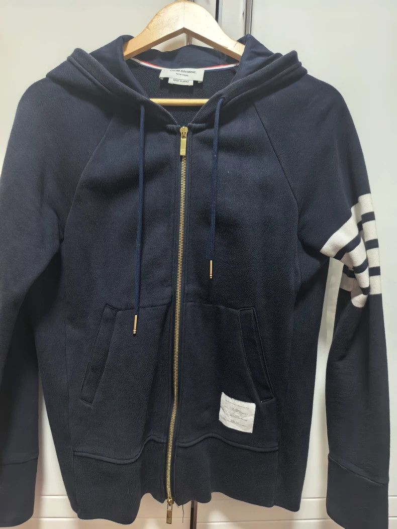Thom Browne Thom Browne Zippered hoodie Size US L / EU 52-54 / 3 - 3 Thumbnail