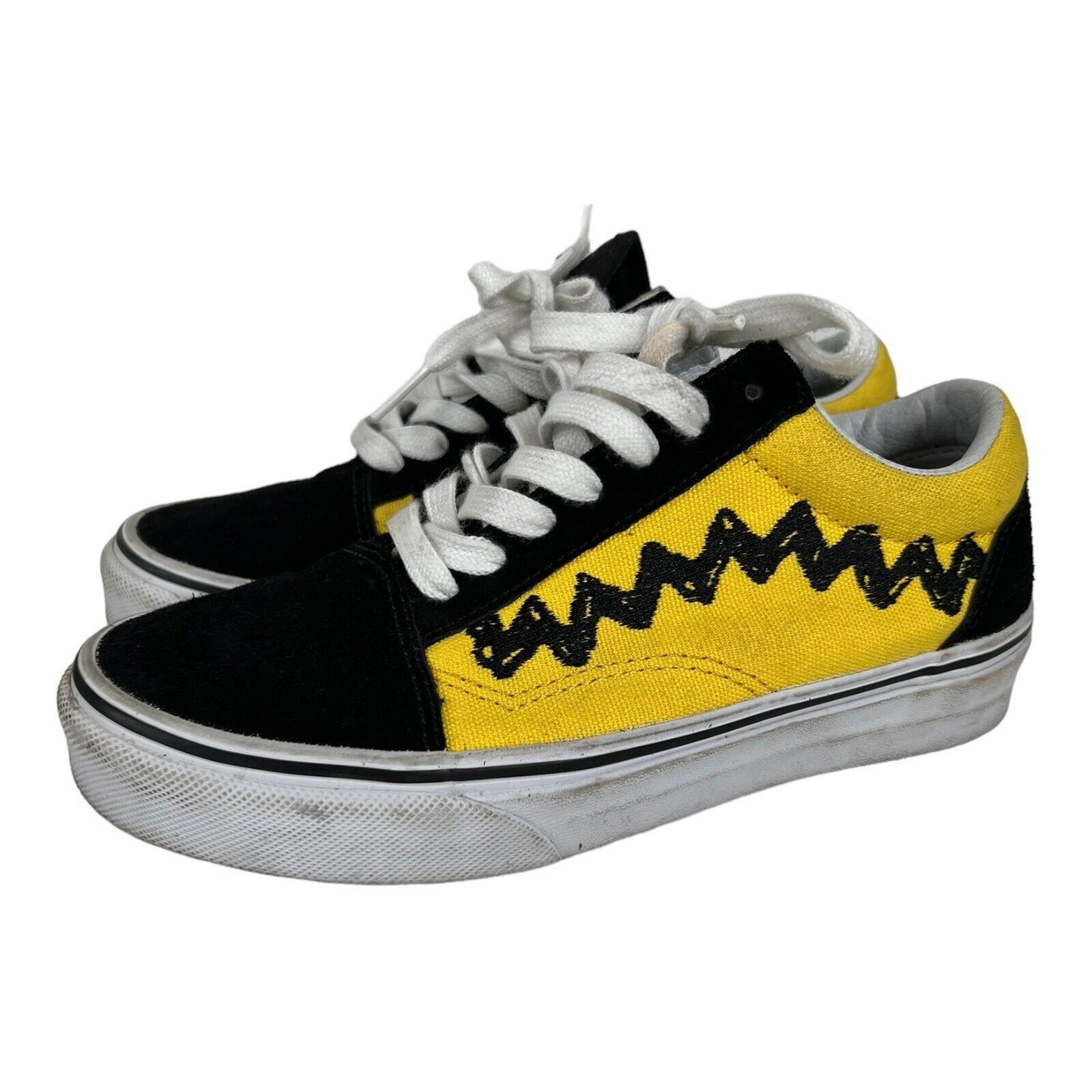 Vans Vans X Peanuts Charlie Brown Skate Shoes Women Size 5.5 - Me Size US 5.5 / IT 35.5 - 1 Thumbnail