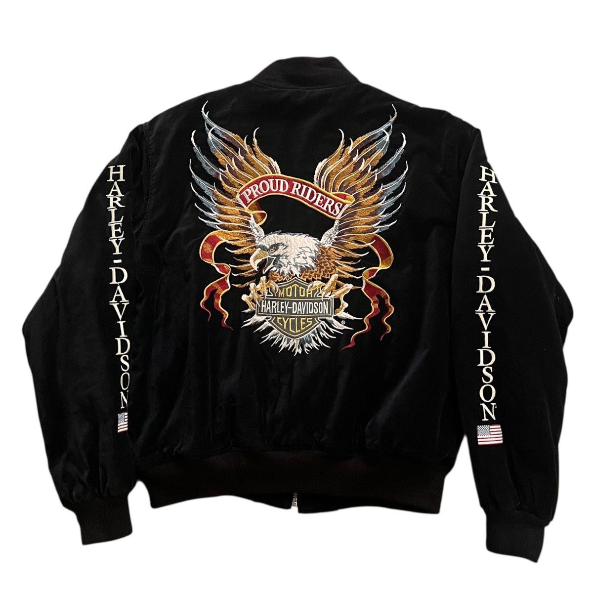 Harley Davidson 🔥HARLEY DAVIDSON SOUVENIR SUKAJAN VELVET JACKET PROUD RIDERS Size US L / EU 52-54 / 3 - 1 Thumbnail