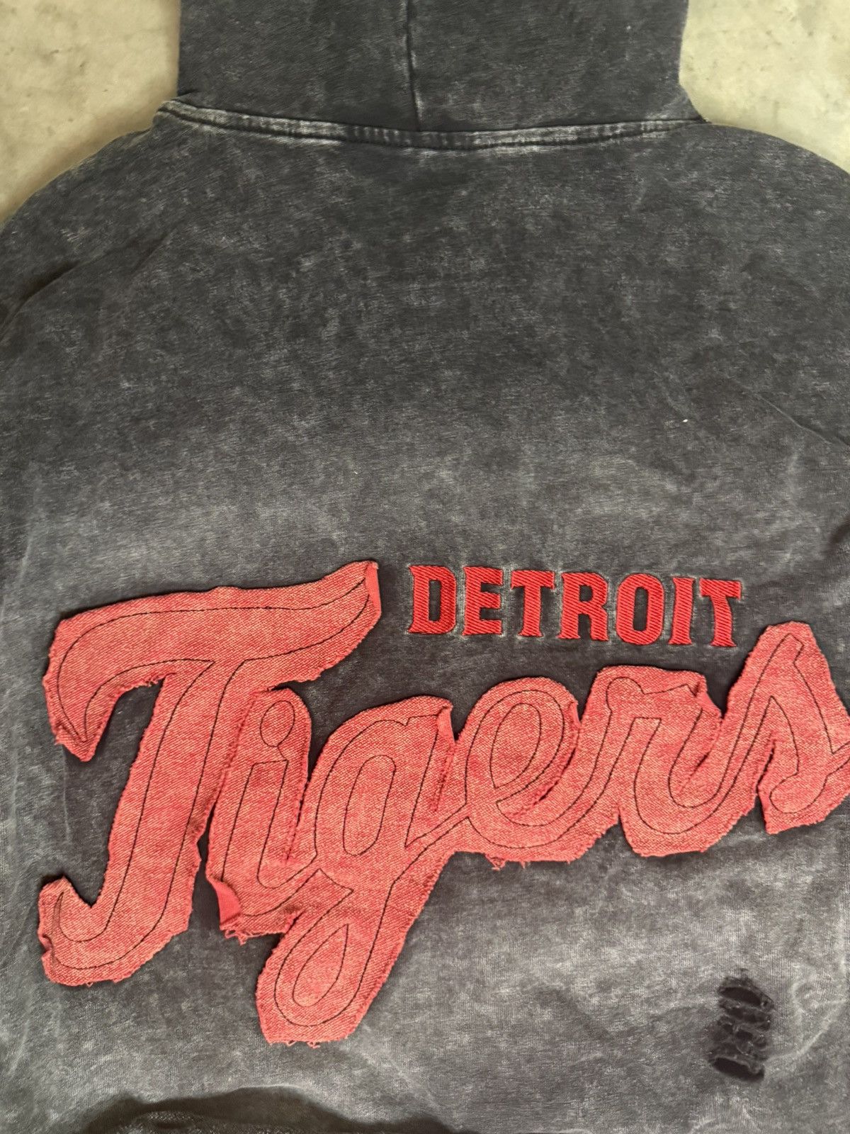 Vintage Detroit Tigers Crop Hoodie Size ONE SIZE - 3 Thumbnail
