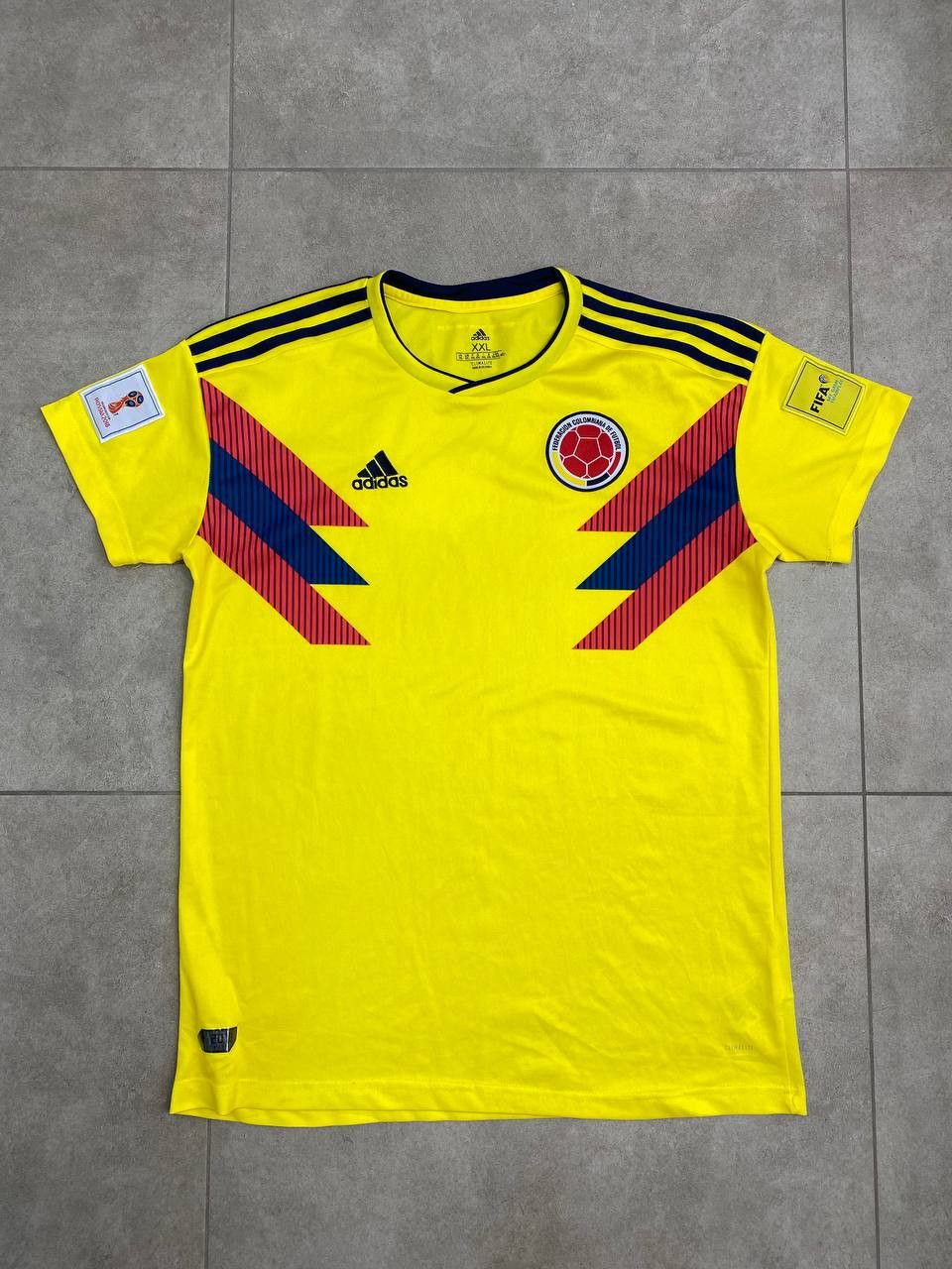 Adidas Colombia World Cup 2018 Football Home Jersey