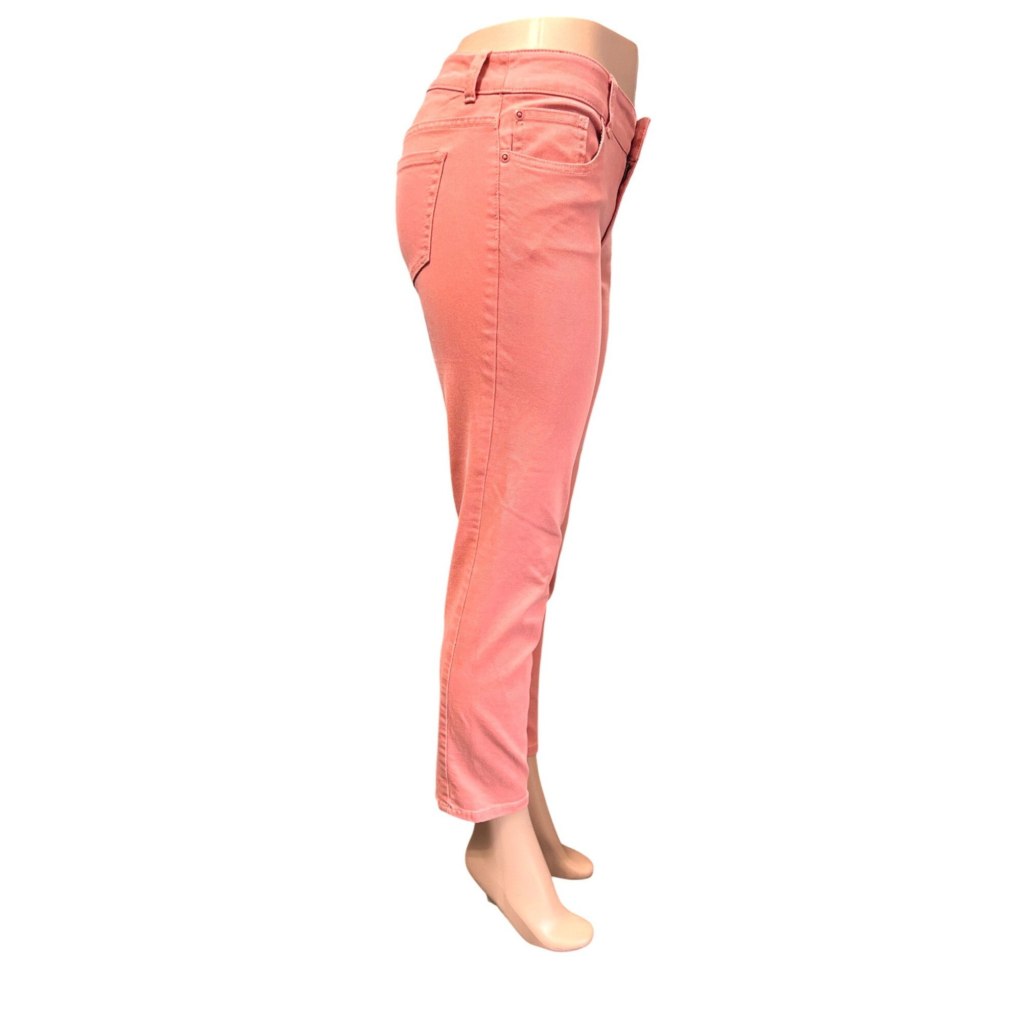 Chicos Chicos Platinum Denim Peach Slim Ankle Jeans Size 00 Cotton Size 24" / US 00 / IT 34 - 4 Thumbnail