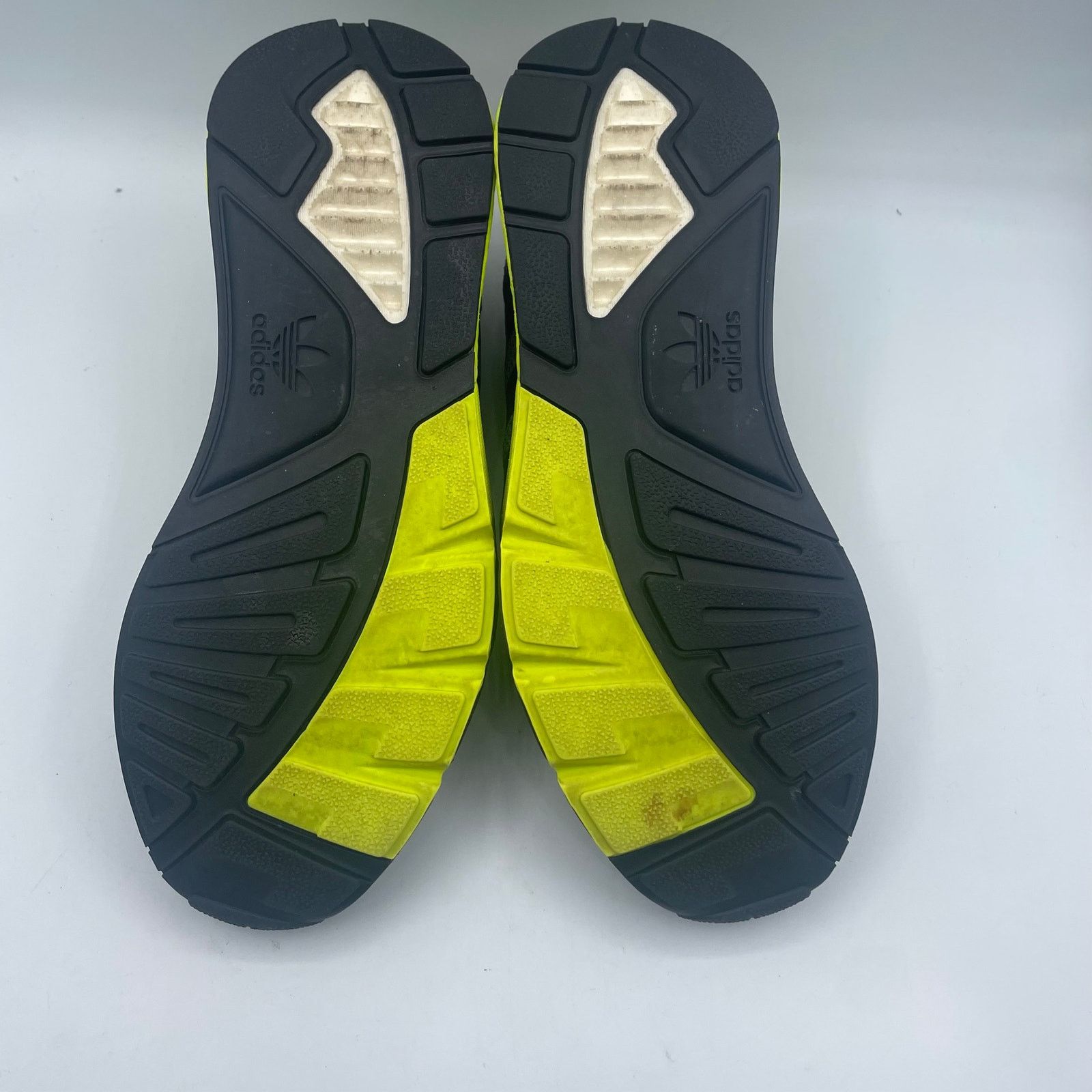 Adidas Adidas ZX 1K Boost Grey Black Solar Yellow Shoes Mens 11 Size US 11 / EU 44 - 8 Thumbnail