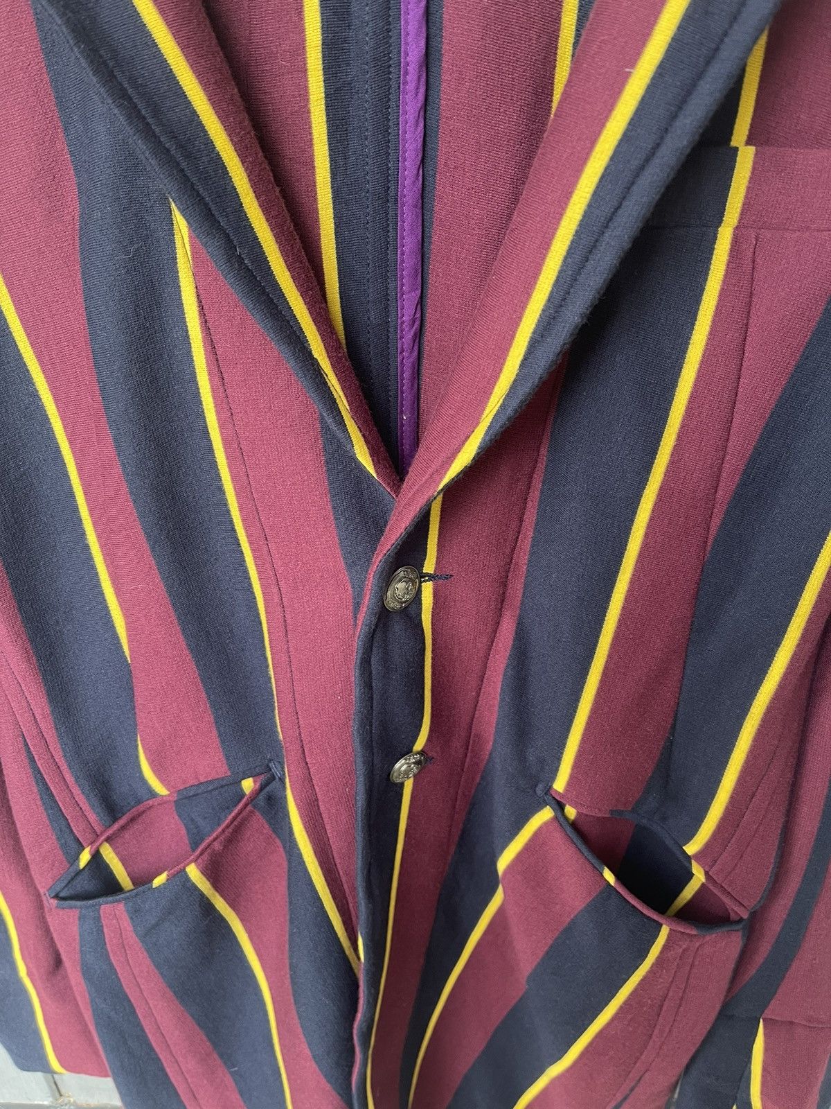 PPFM PPFM striped bondage long coat Size US M / EU 48-50 / 2 - 7 Thumbnail