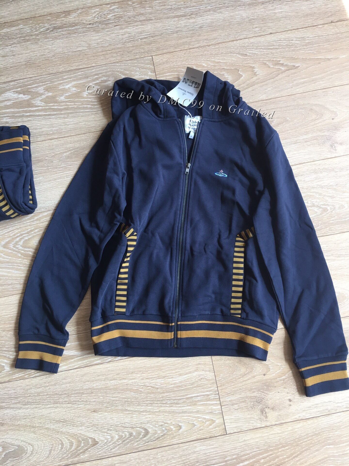 Vivienne Westwood Vivienne Westwood L Turtle Hoodie Zip Up Luxury