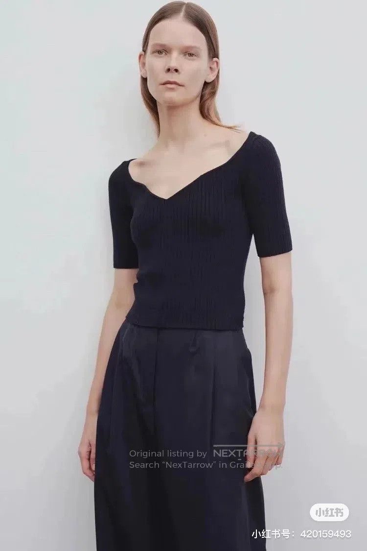 The Row The Row Ribbed wool top Size S / US 4 / IT 40 - 6 Thumbnail