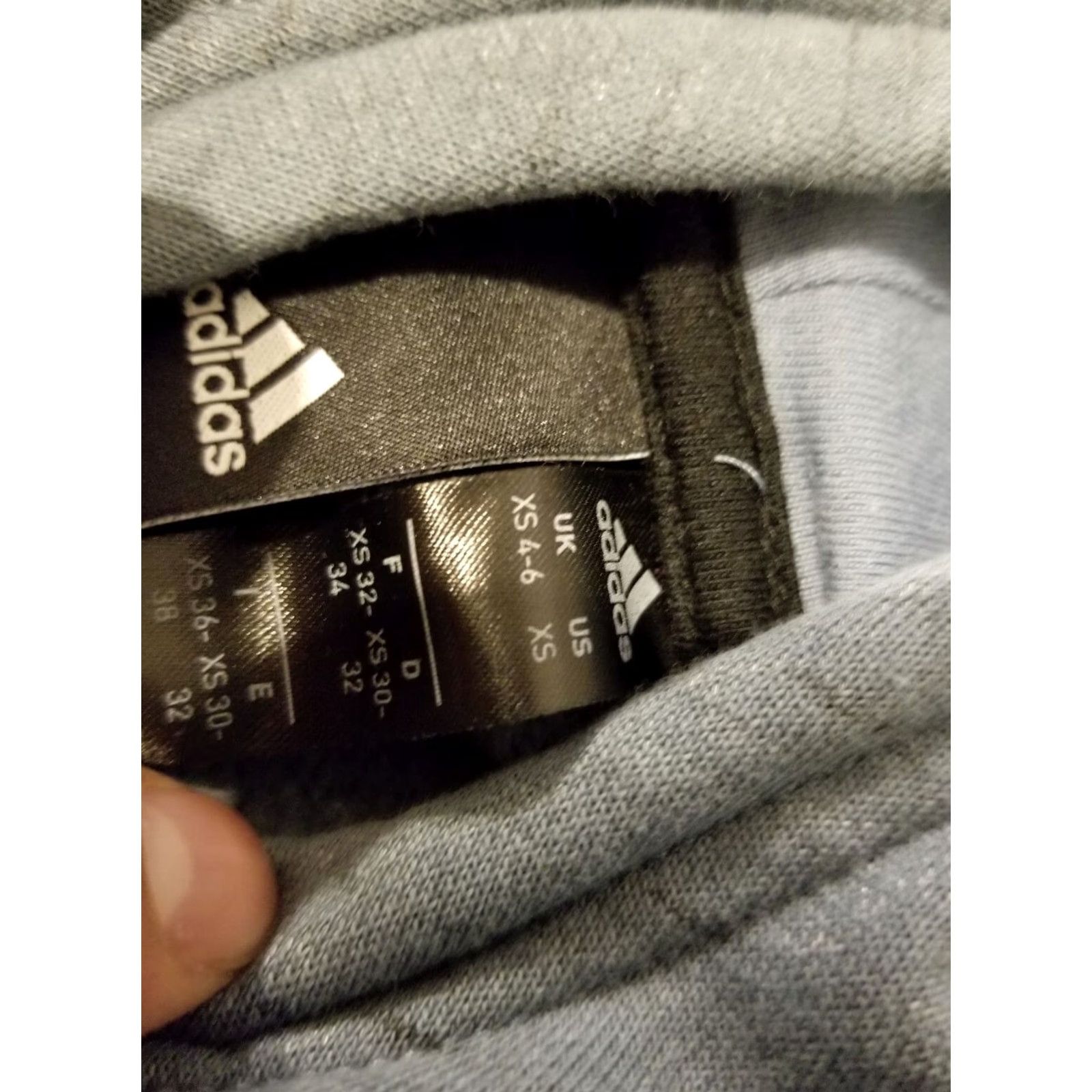 Adidas VINTAGE? adidas Hoodie Womens XS Blue Cotton Athletic Pullover Activewear Sweatshirt Womens XS Blue Cotton Athletic Hoodie Size XS / US 0-2 / IT 36-38 - 5 Thumbnail