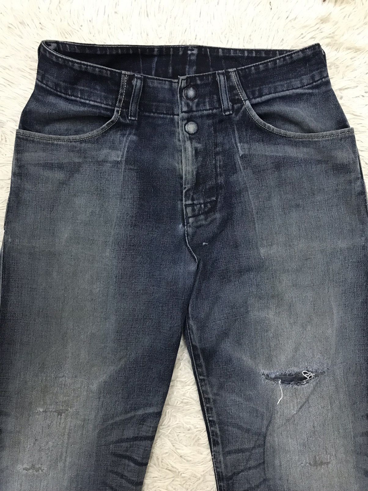 Levi's Vintage Clothing Vintage Levis N3BP Rubber Print Distressed Denim Jeans Size US 32 / EU 48 - 8 Thumbnail