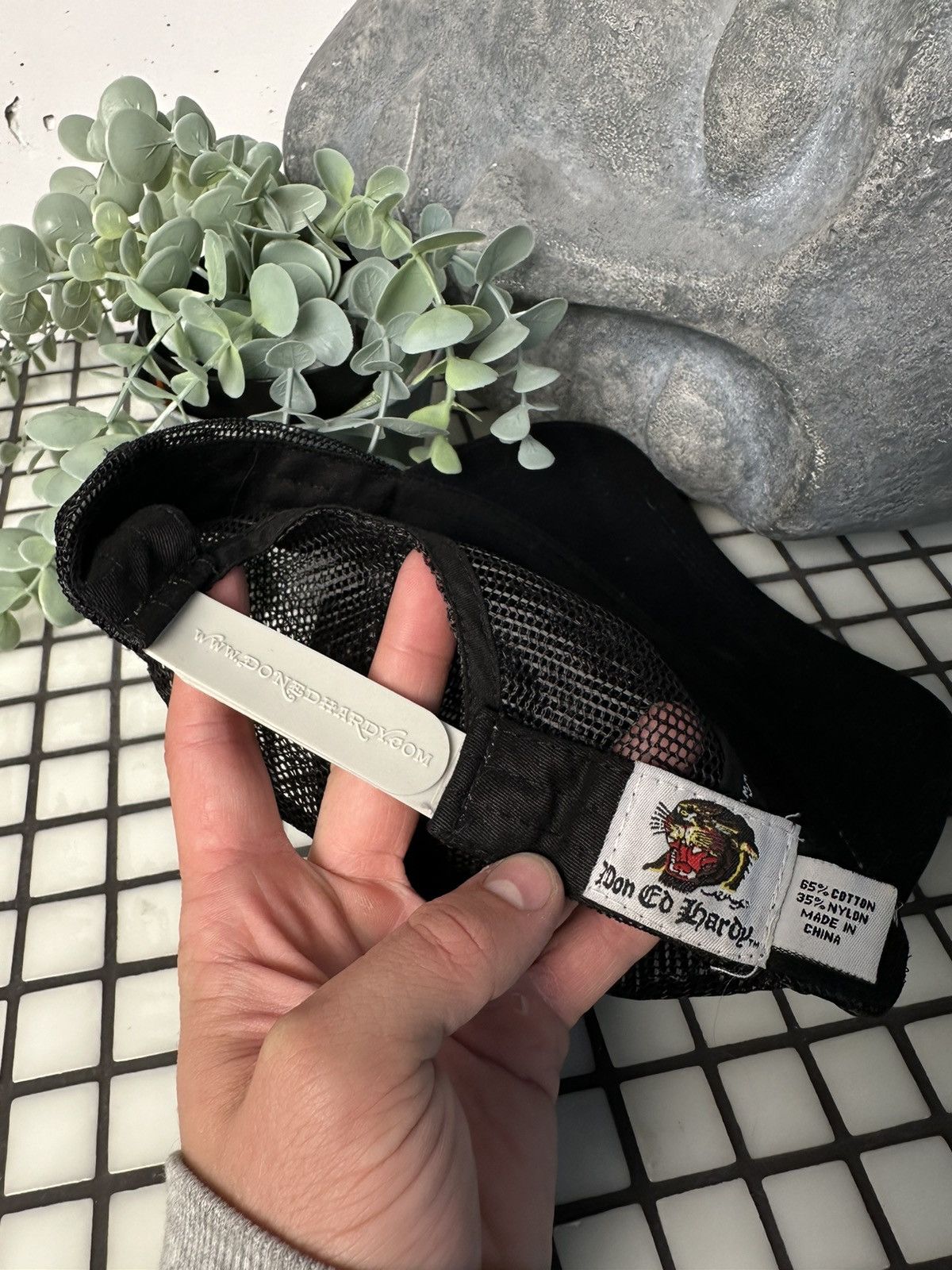 Ed Hardy × Vintage Vintage cap ed hardy y2k Size ONE SIZE - 4 Thumbnail