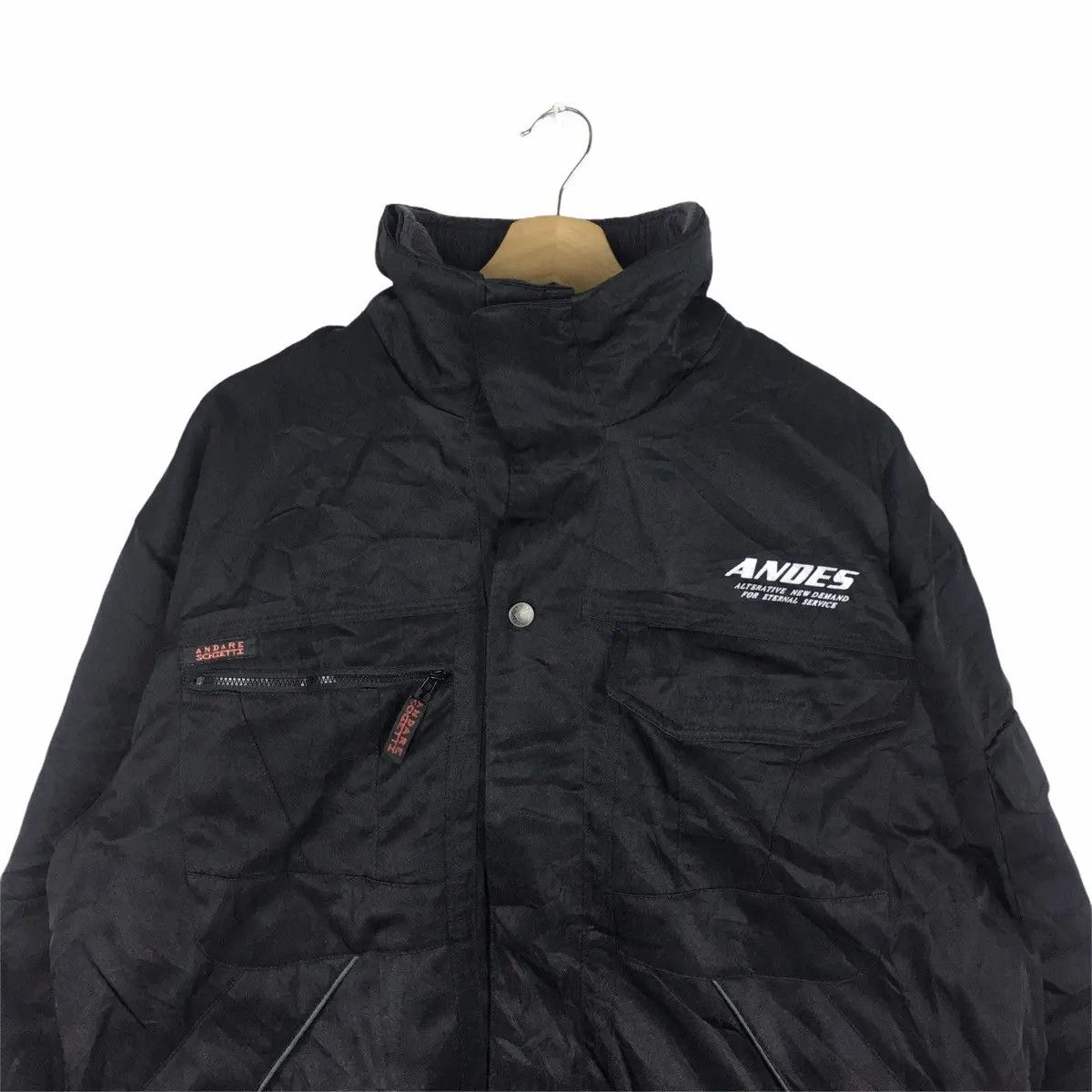Vintage Vtg ANDARE SCHIETTI Jacket Parka Trench Hoodie Outdoor Size US XL / EU 56 / 4 - 3 Thumbnail