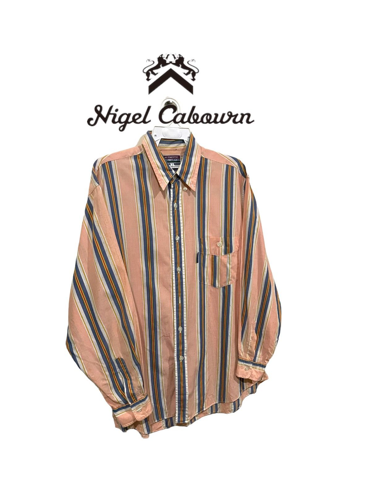 Nigel Cabourn Nigel Cabourn Vintage Shirts Size US XL / EU 56 / 4 - 11 Thumbnail