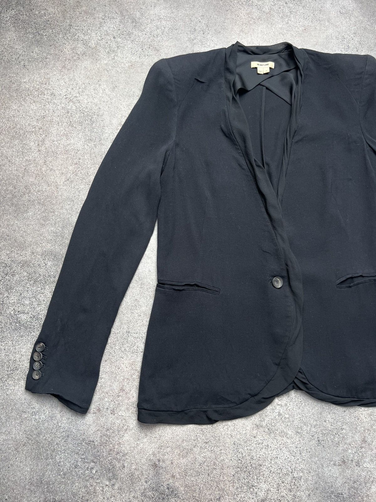 Helmut Lang Helmut Lang one button blazer jacket Size S / US 4 / IT 40 - 2 Thumbnail