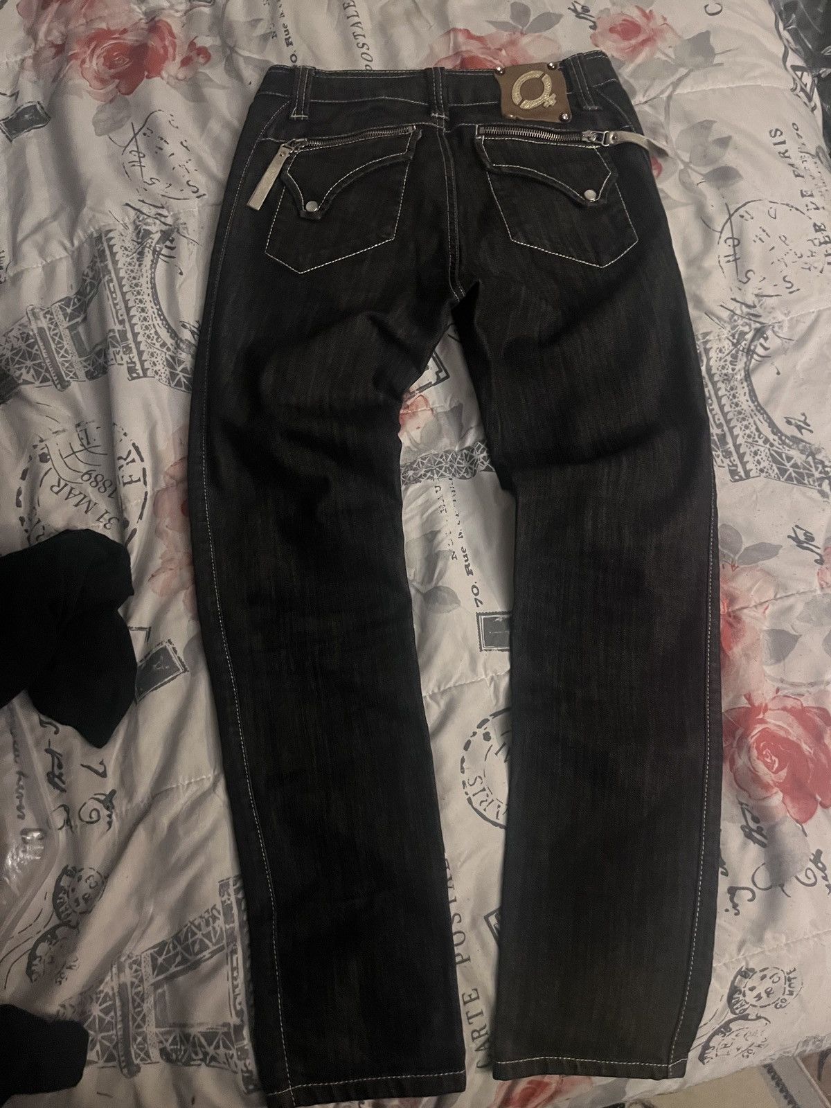 Japanese Brand slim japanese zipper denim Size US 29 - 4 Thumbnail