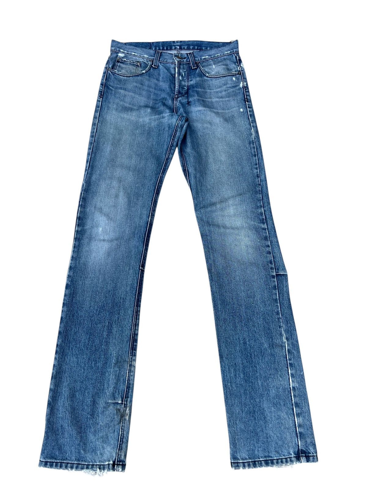 Ksubi Ksubi Dee Dee Vintage Indigo Distress Denim Jeans L 35.5 Size US 30 / EU 46 - 3 Thumbnail