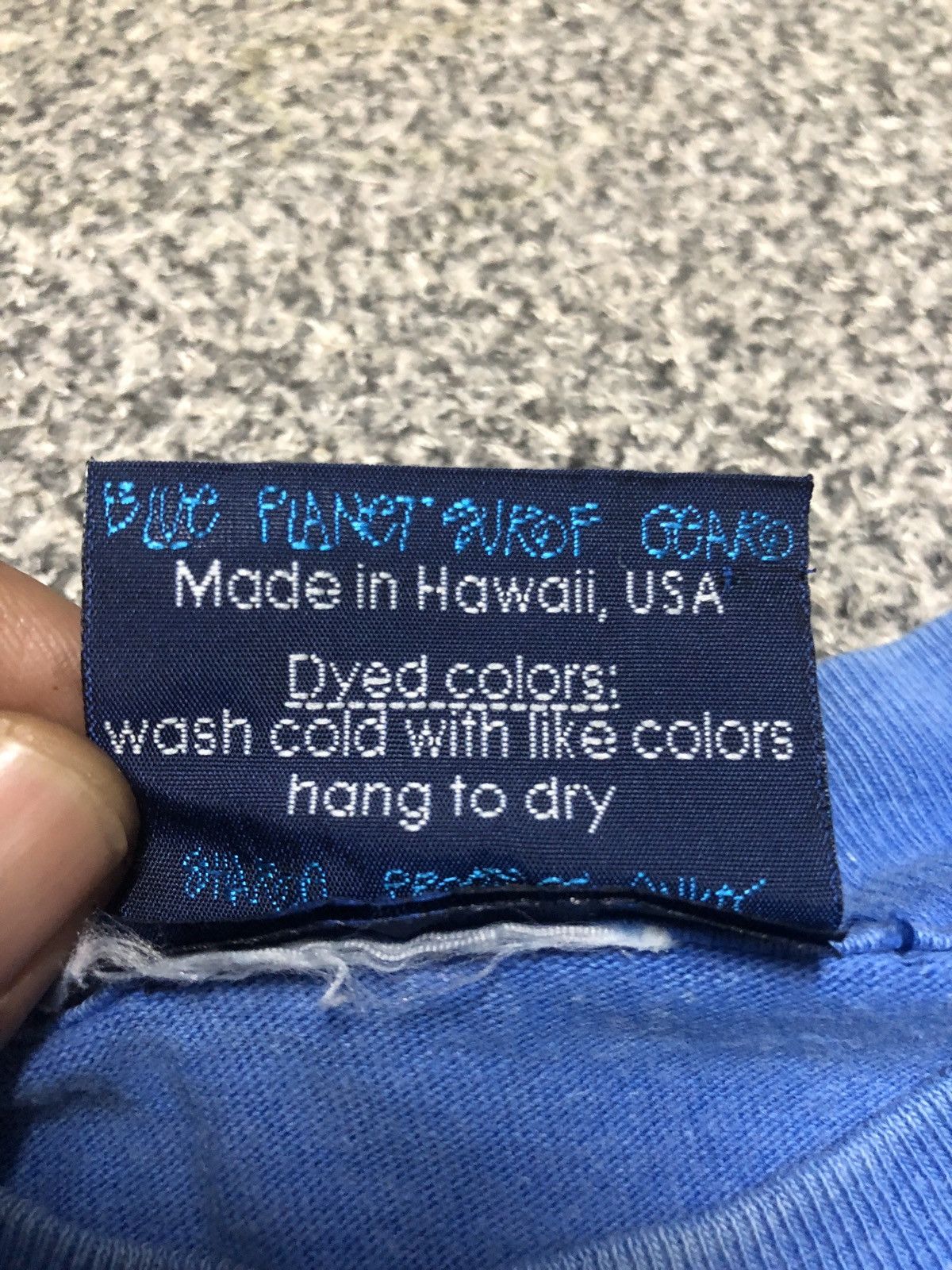 Japanese Brand Vintage 80s Blue Planet Hawaii Surf Gear Backhit Tee Size US M / EU 48-50 / 2 - 16 Thumbnail