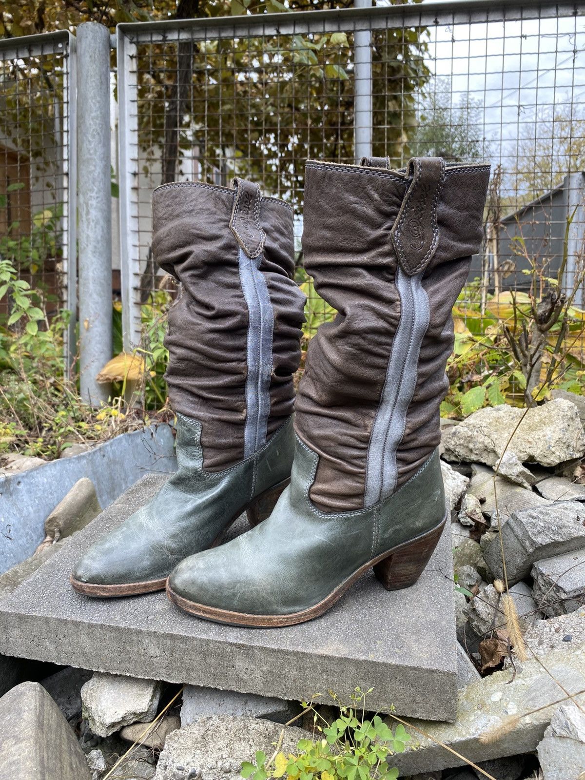 Diesel Avan-Garde Genuine Leater Rick Owens Style Diesel Boots 39 Size US 9 / IT 39 - 1 Thumbnail
