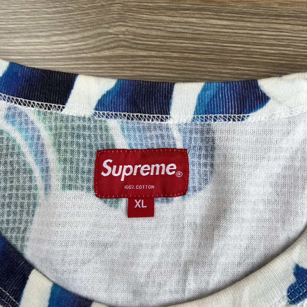 Supreme Supreme Waves Koi Fish L/S Thermal Tee Size US XL / EU 56 / 4 - 4 Thumbnail