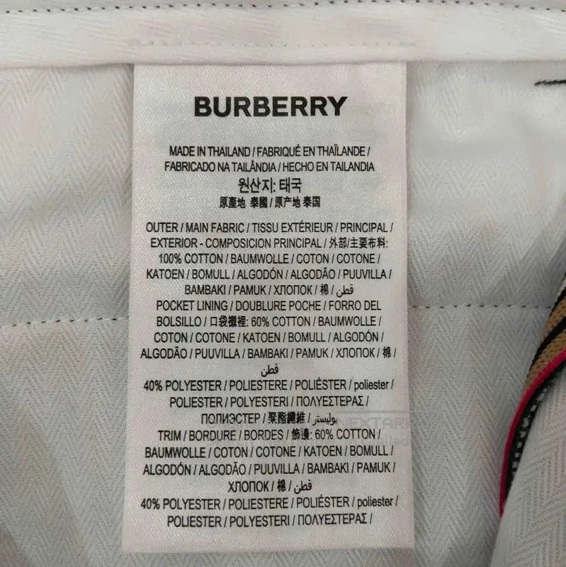 Burberry Burberry Lake Blue Cotton Casual Pants. Size US 34 / EU 50 - 6 Thumbnail