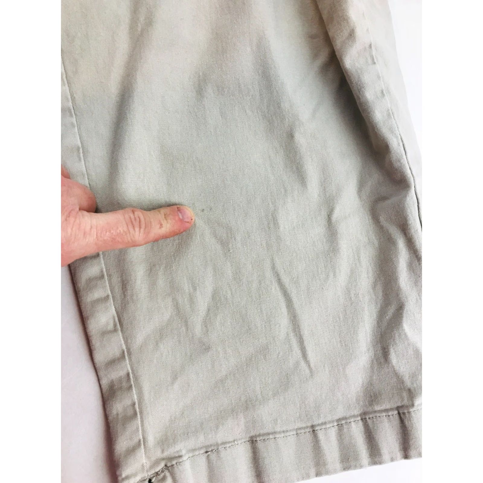 Lee Lee Pants Women's 14 Capris Straight Leg Cotton Blend Natural Fit Brown Tan Regular Inseam 20 in Womens Size 36" / US 14 / IT 50 - 5 Thumbnail